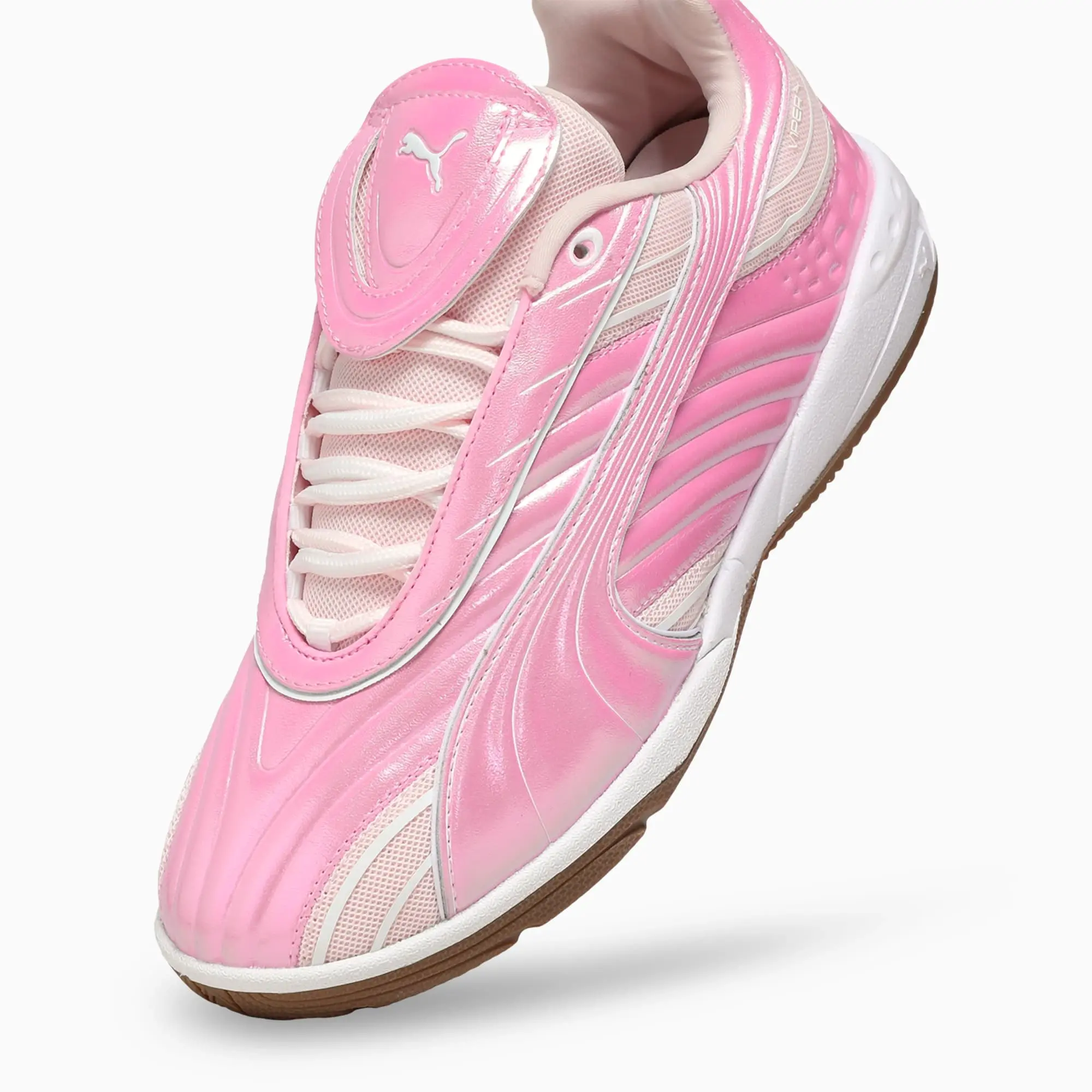 PUMA V-S2 Pearlized Sneakers Women, Jasmine Flower/White, size 3