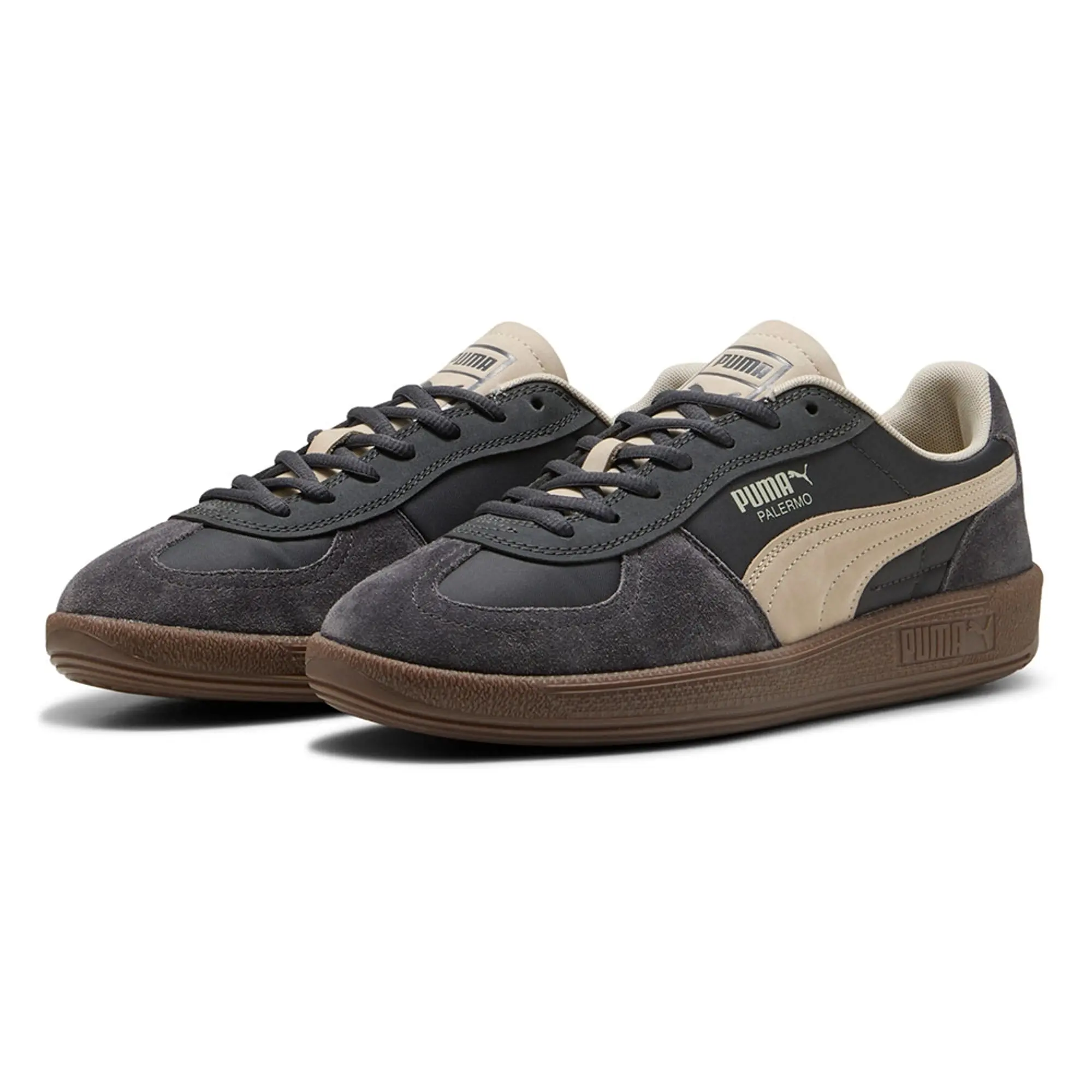 PUMA Palermo Pop Sneakers Unisex, Dusky Grey/Desert Dust, size 10