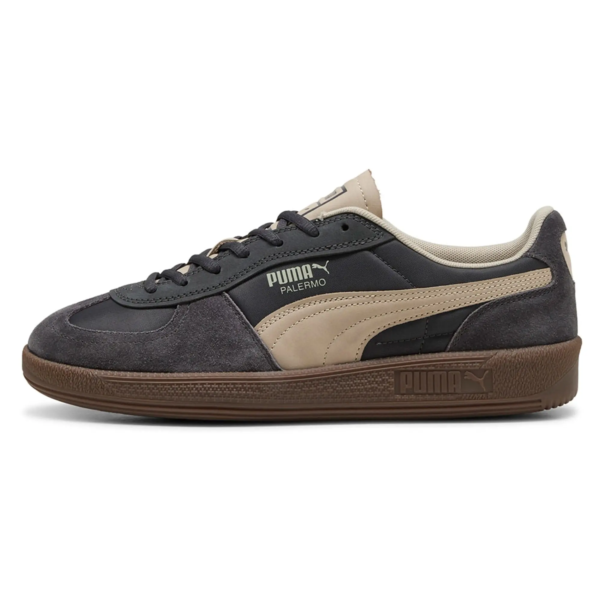 PUMA Palermo Pop Sneakers Unisex, Dusky Grey/Desert Dust, size 10