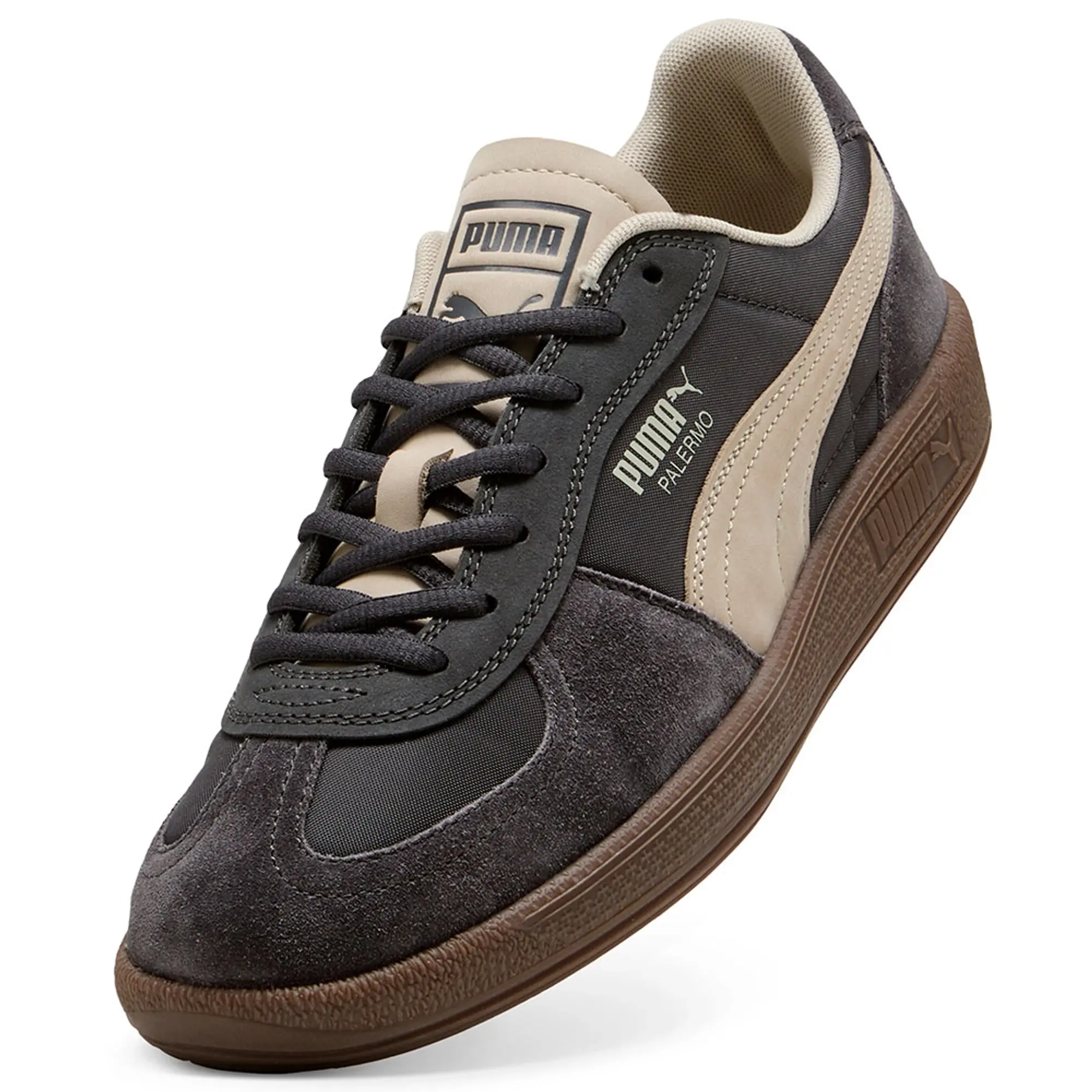 PUMA Palermo Pop Sneakers Unisex, Dusky Grey/Desert Dust, size 10