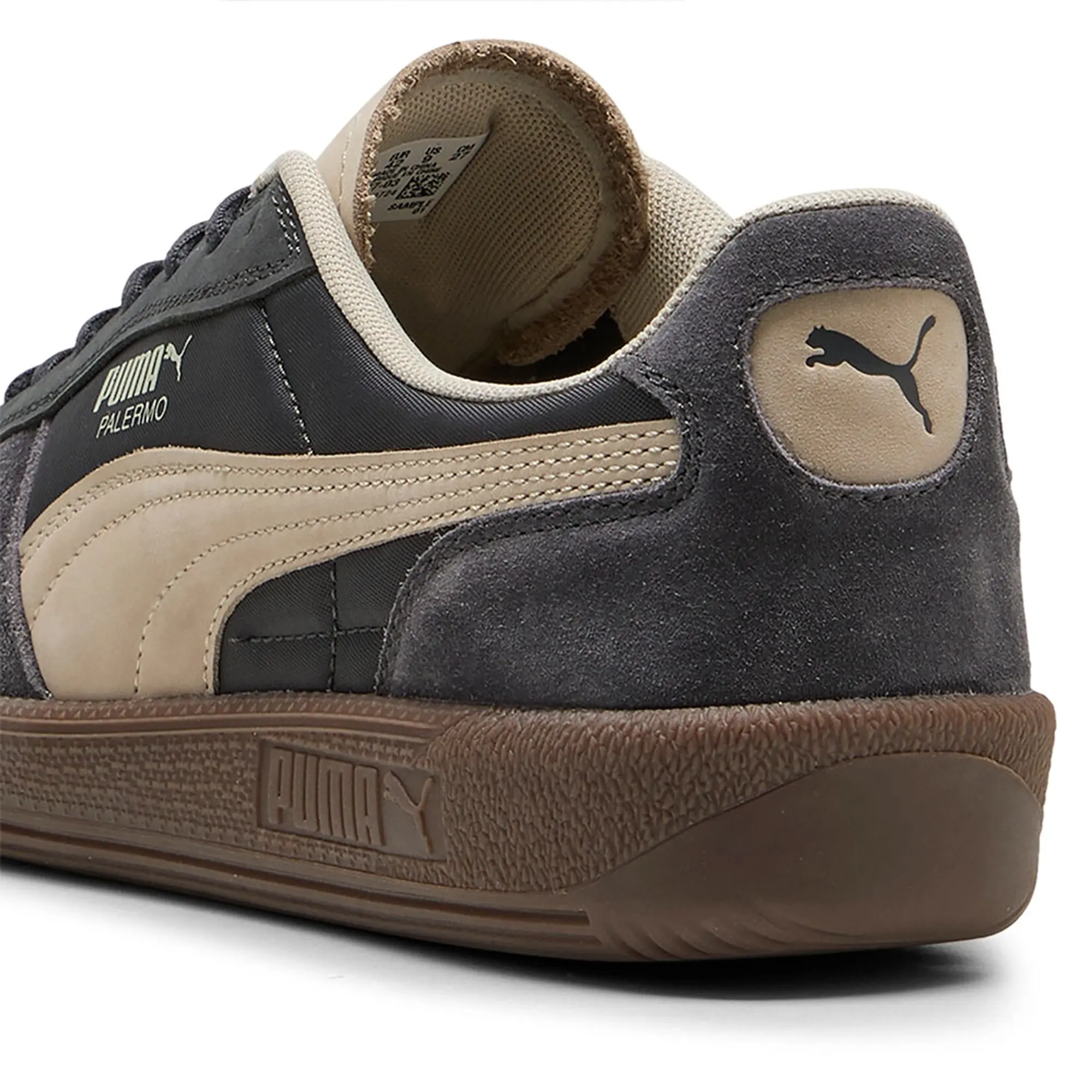 PUMA Palermo Pop Sneakers Unisex, Dusky Grey/Desert Dust, size 10