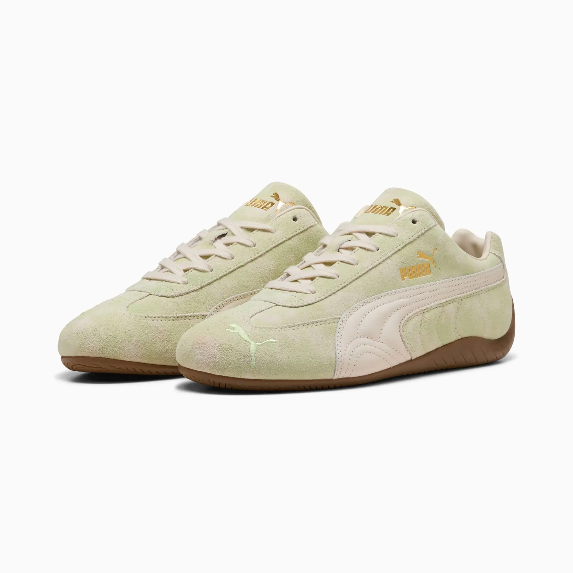 PUMA SpeedCat Faded Sneakers Unisex, Cool Cucumber/Alpine Snow, size 10