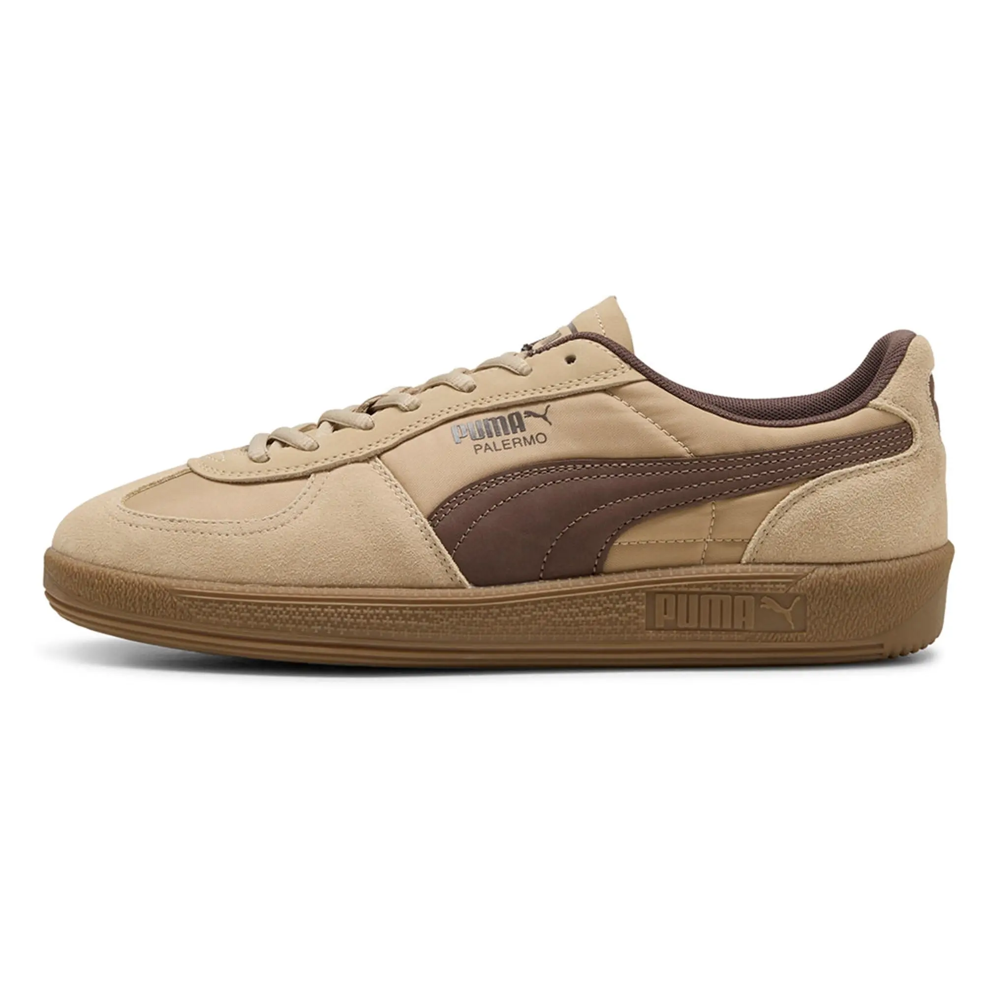 PUMA Palermo Pop Sneakers Unisex, Toasted Almond/Flat Bronze, size 10