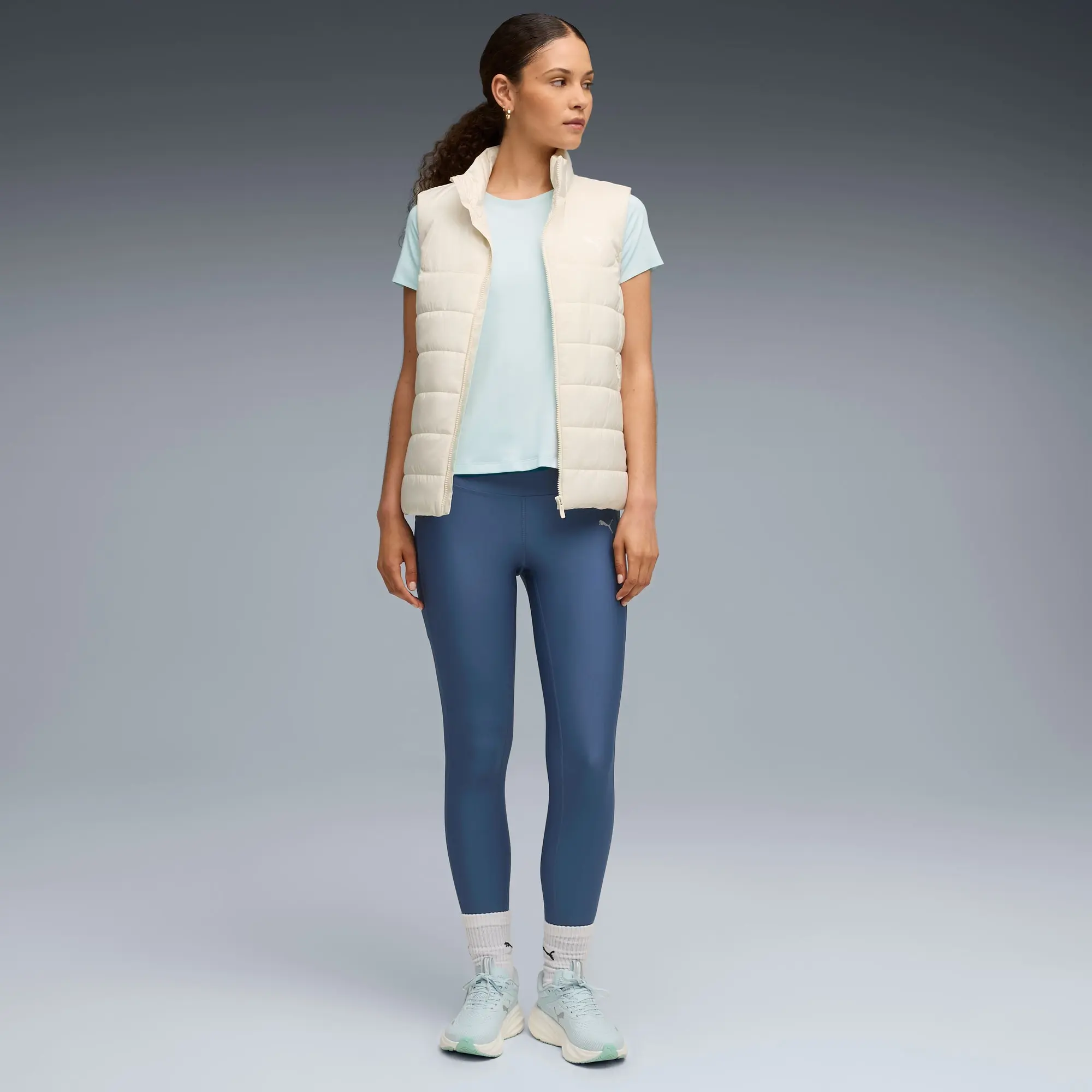 PUMA Run Cloudspun Tee Women, Sea Glass, size 3XL
