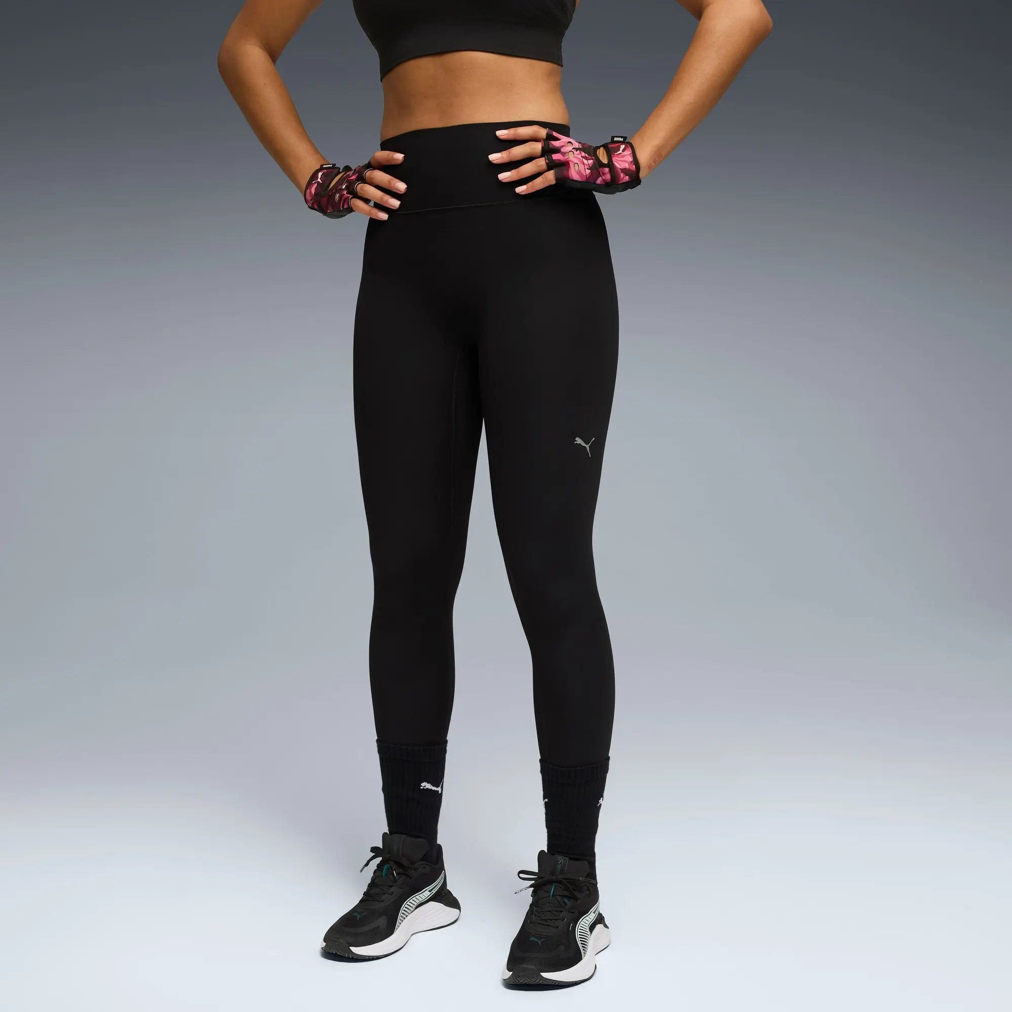 PUMA Shapeluxe High-Waist Training Tights Women, Black, size Large