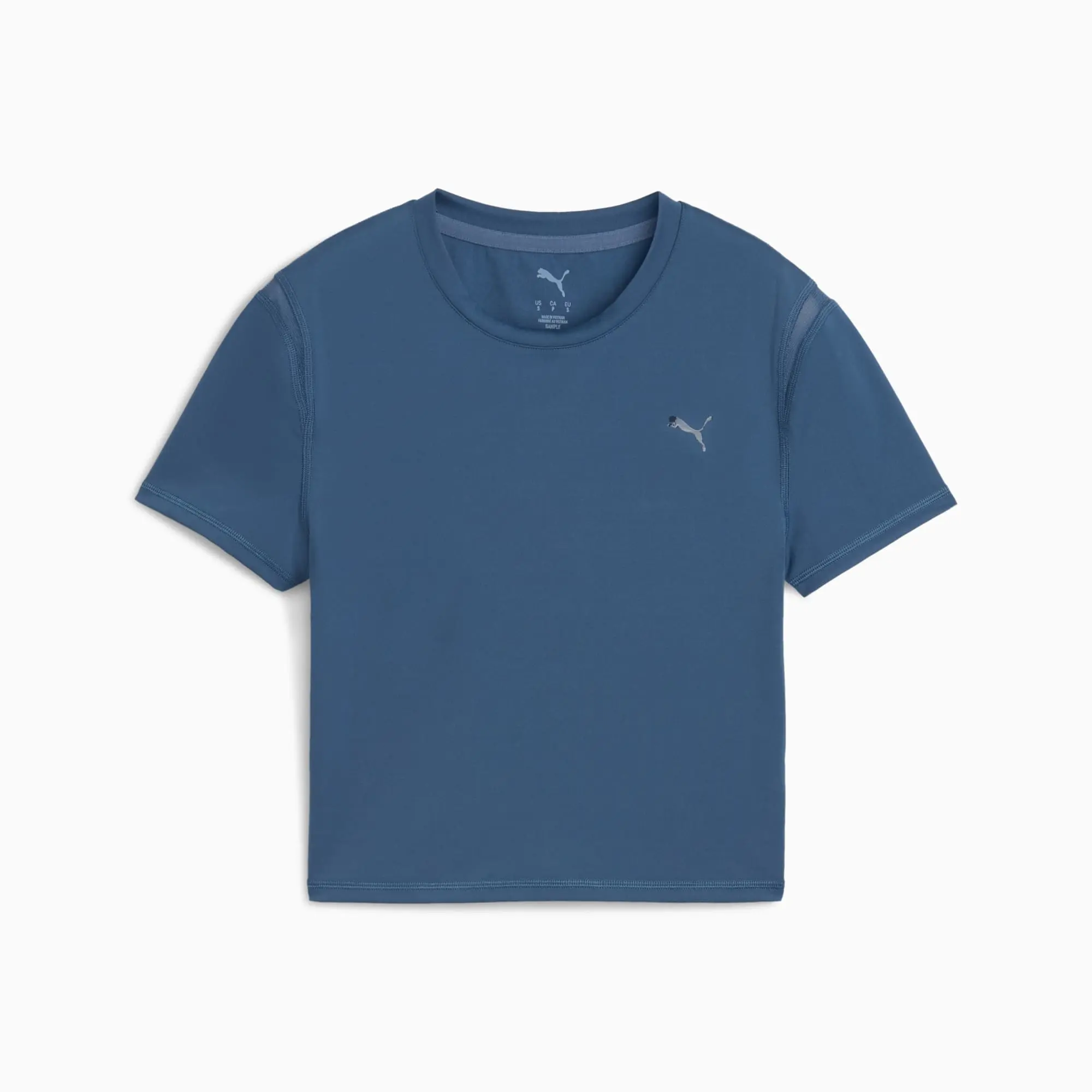 PUMA Shape Baby Training Tee Women, Dark Indigo, size Large