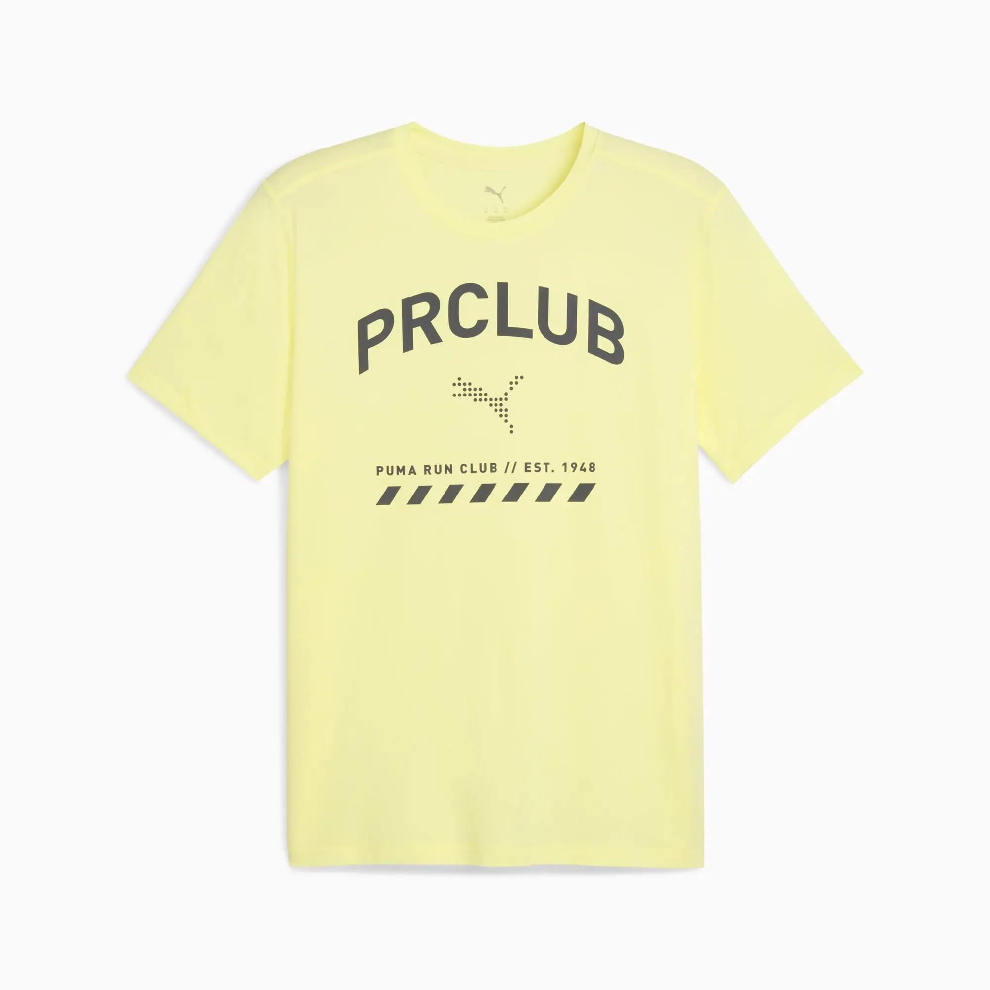 PUMA Run Club Graphic Mesh T-Shirt Men, Gold Moon, size 3XL