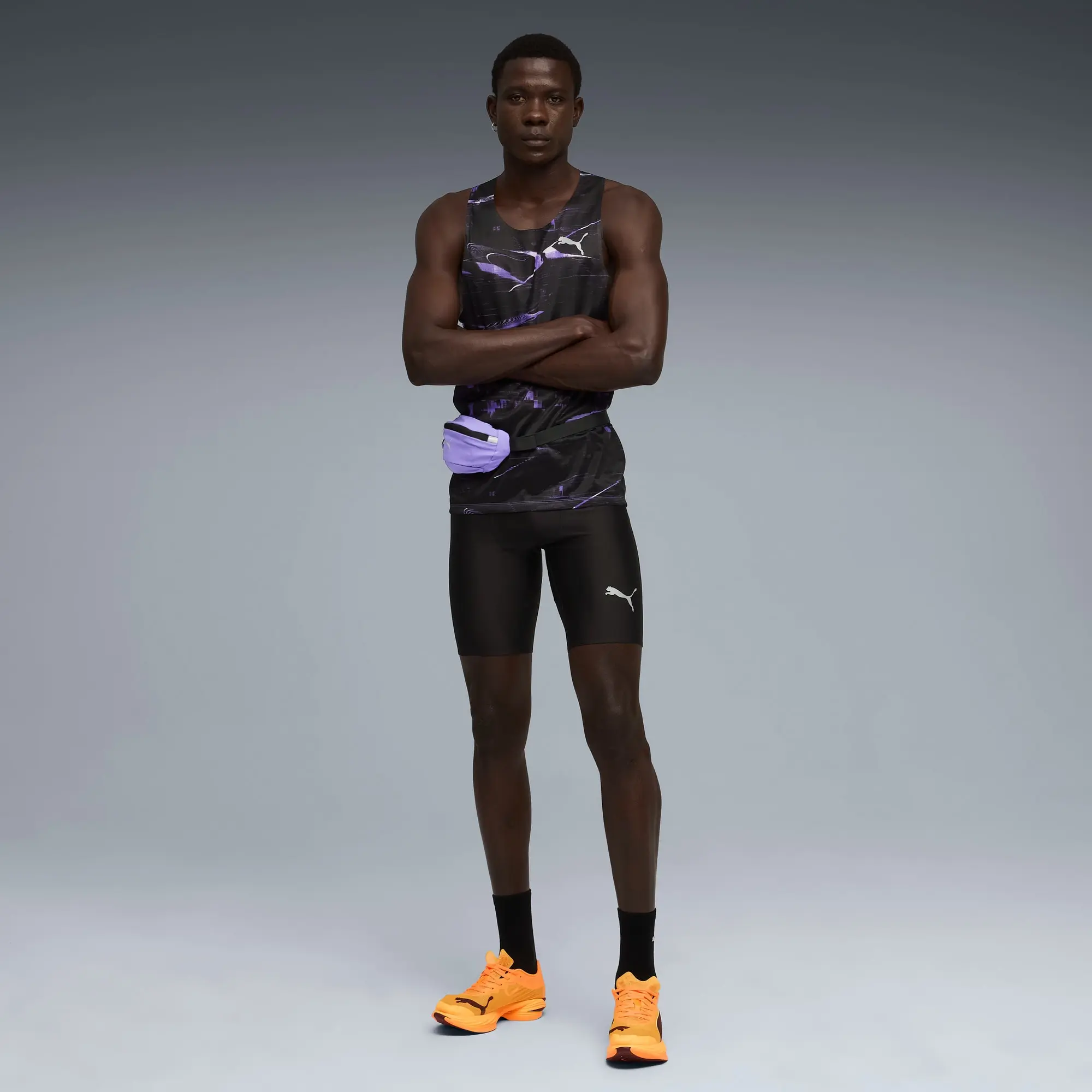 PUMA Raceday Ultraform 9" Short Tight Men, Black, size Large