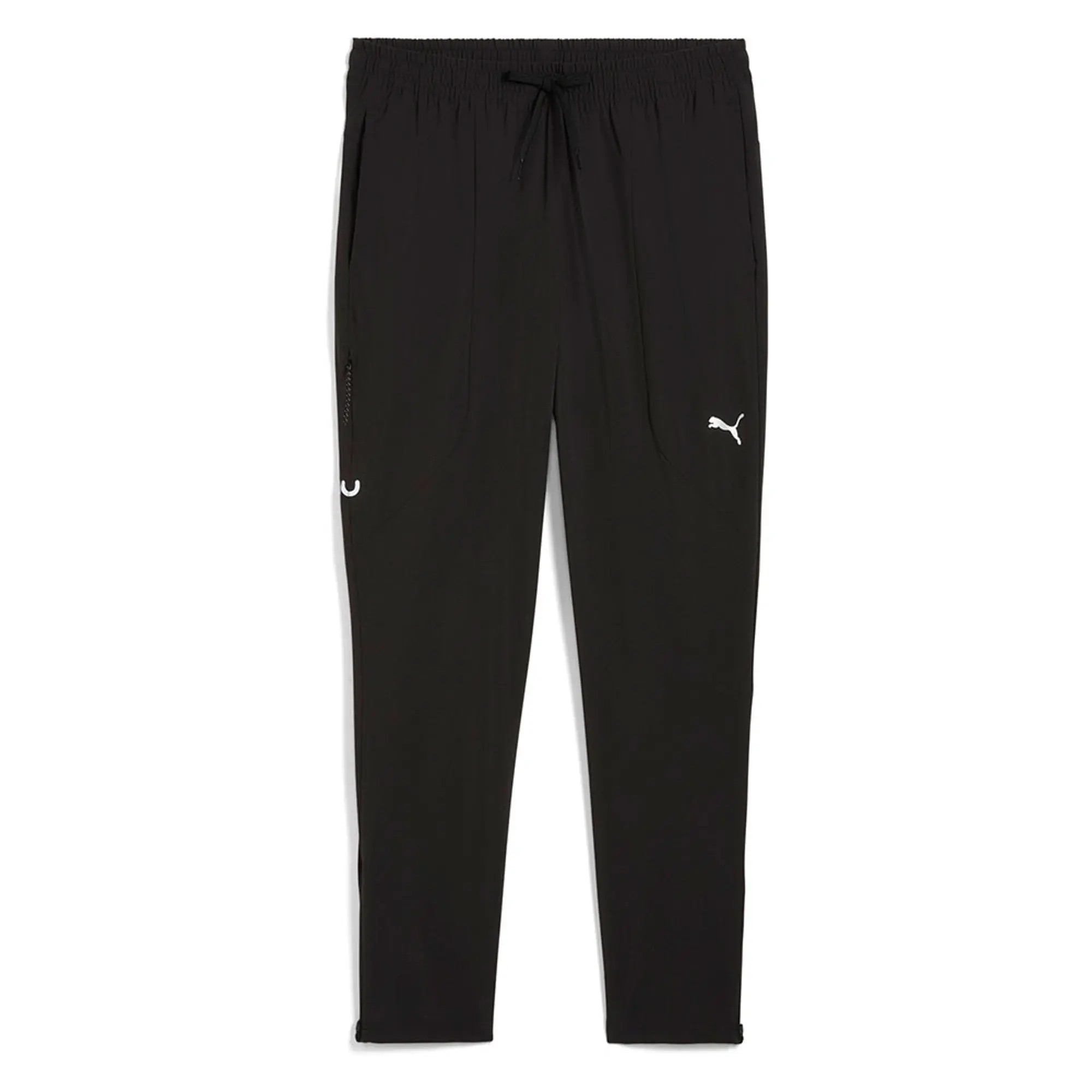 PUMA Flex Stretch Woven Training Pants, Black, size Large