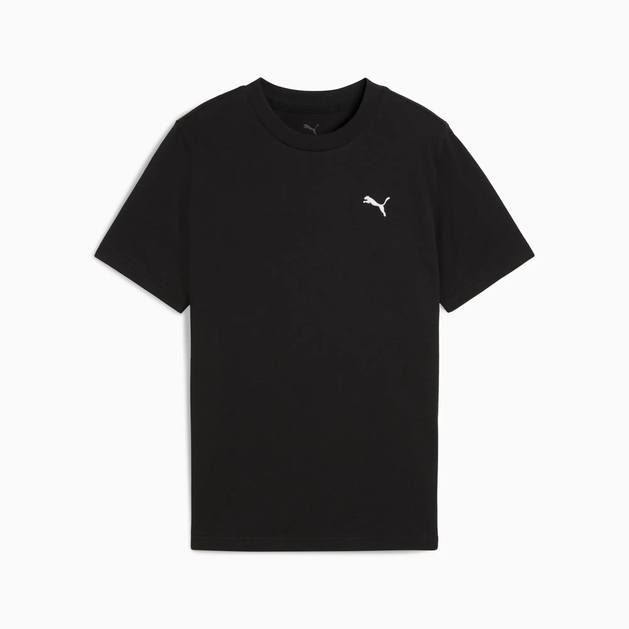 PUMA Wardrobe Ess T-Shirt Youth, Black, size 11-12 Youth