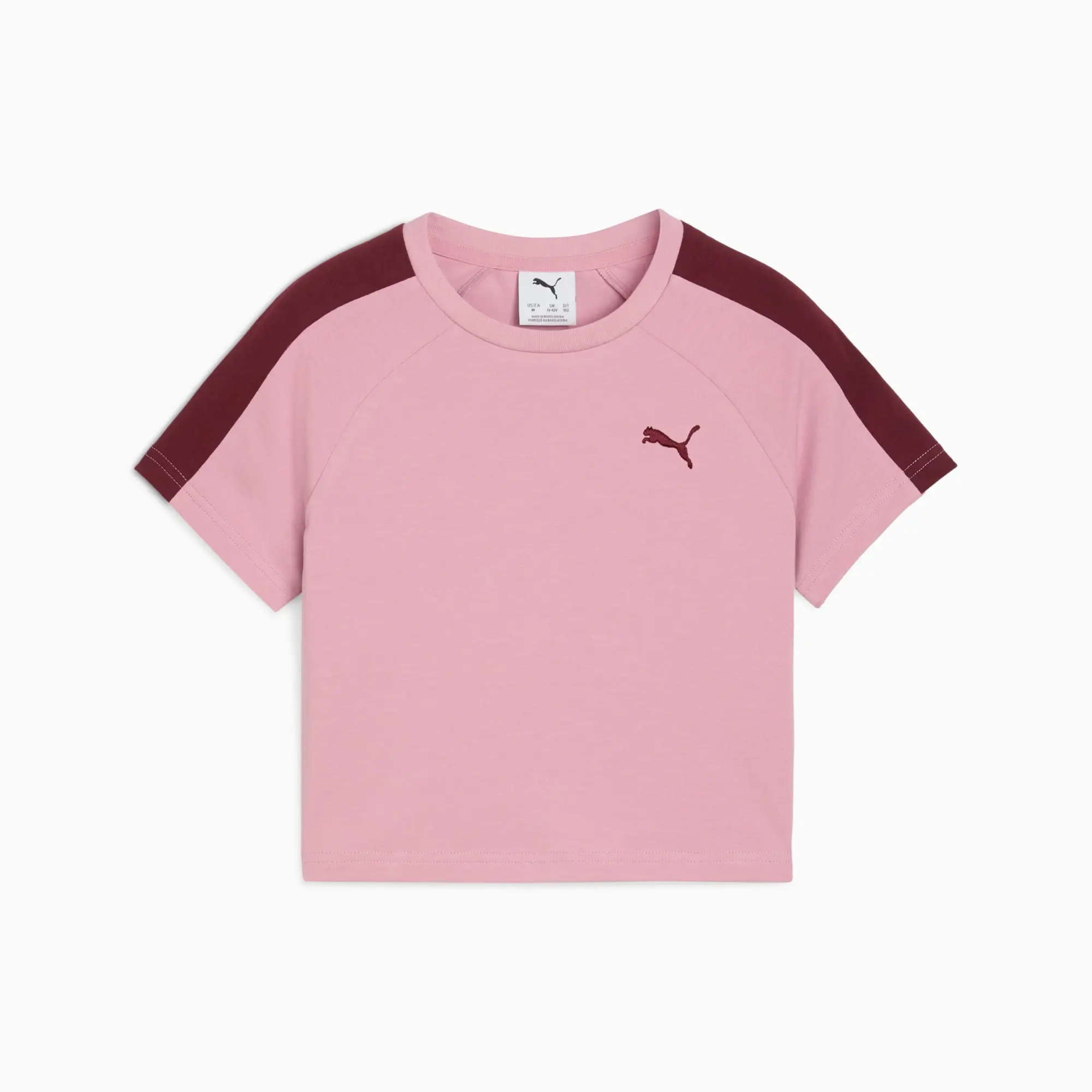 PUMA T7 Baby T-Shirt Youth, Poised Pink, size 11-12 Youth