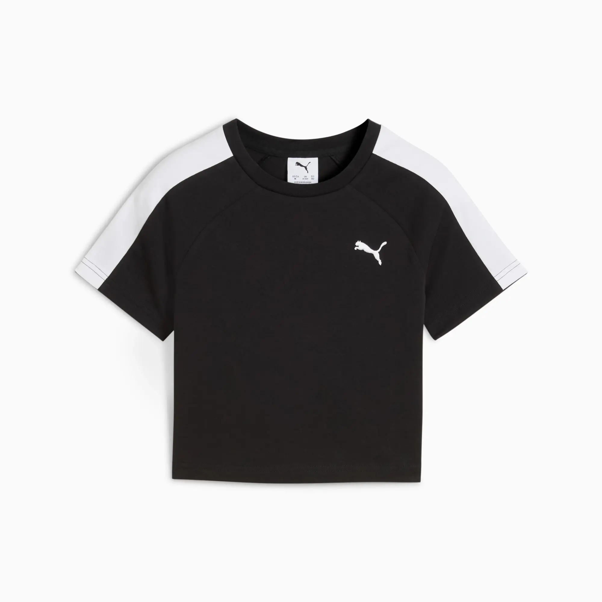 PUMA T7 Baby T-Shirt Youth, Black, size 11-12 Youth
