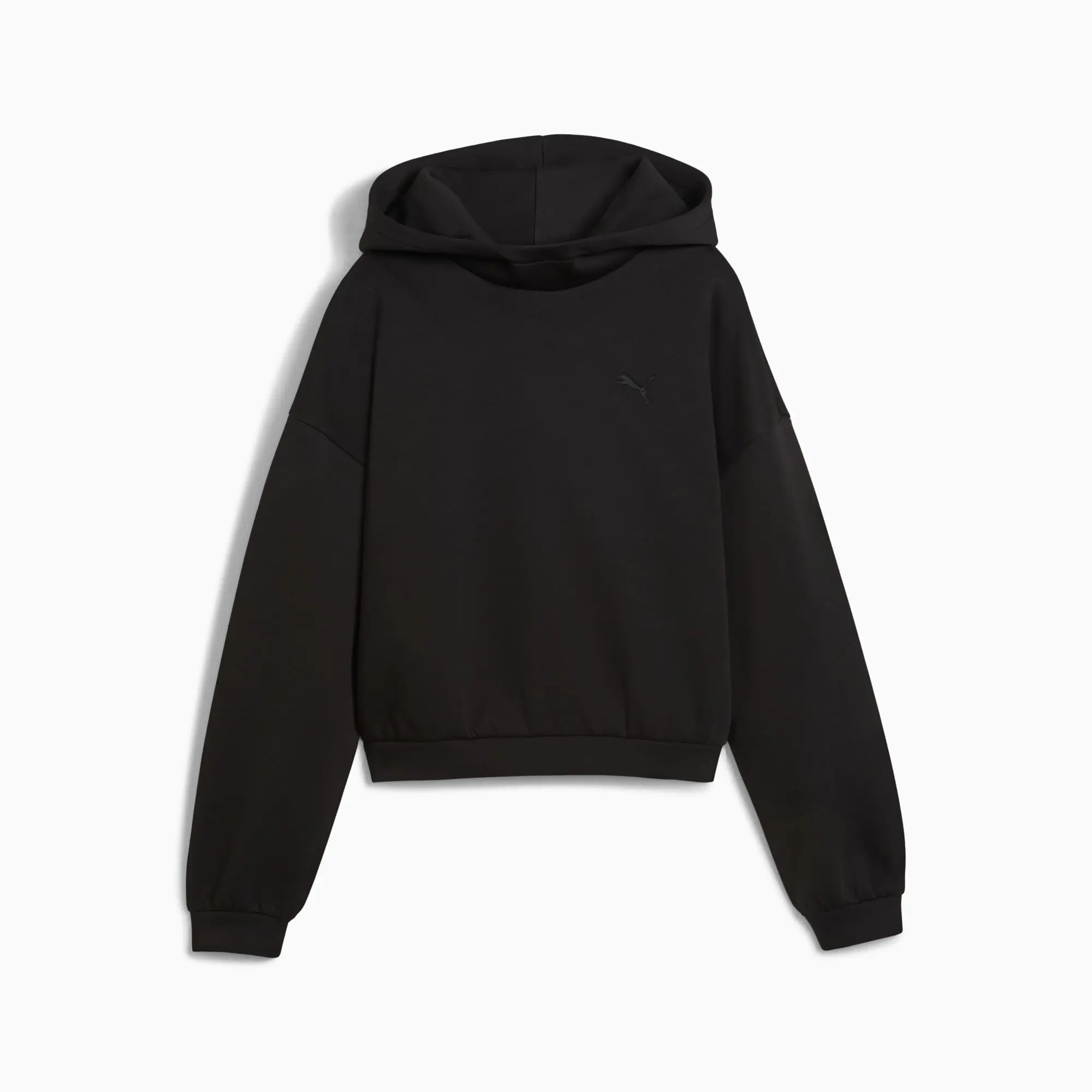 PUMA Wardrobe Essentials Oversized Hoodie Women, Black, size Large