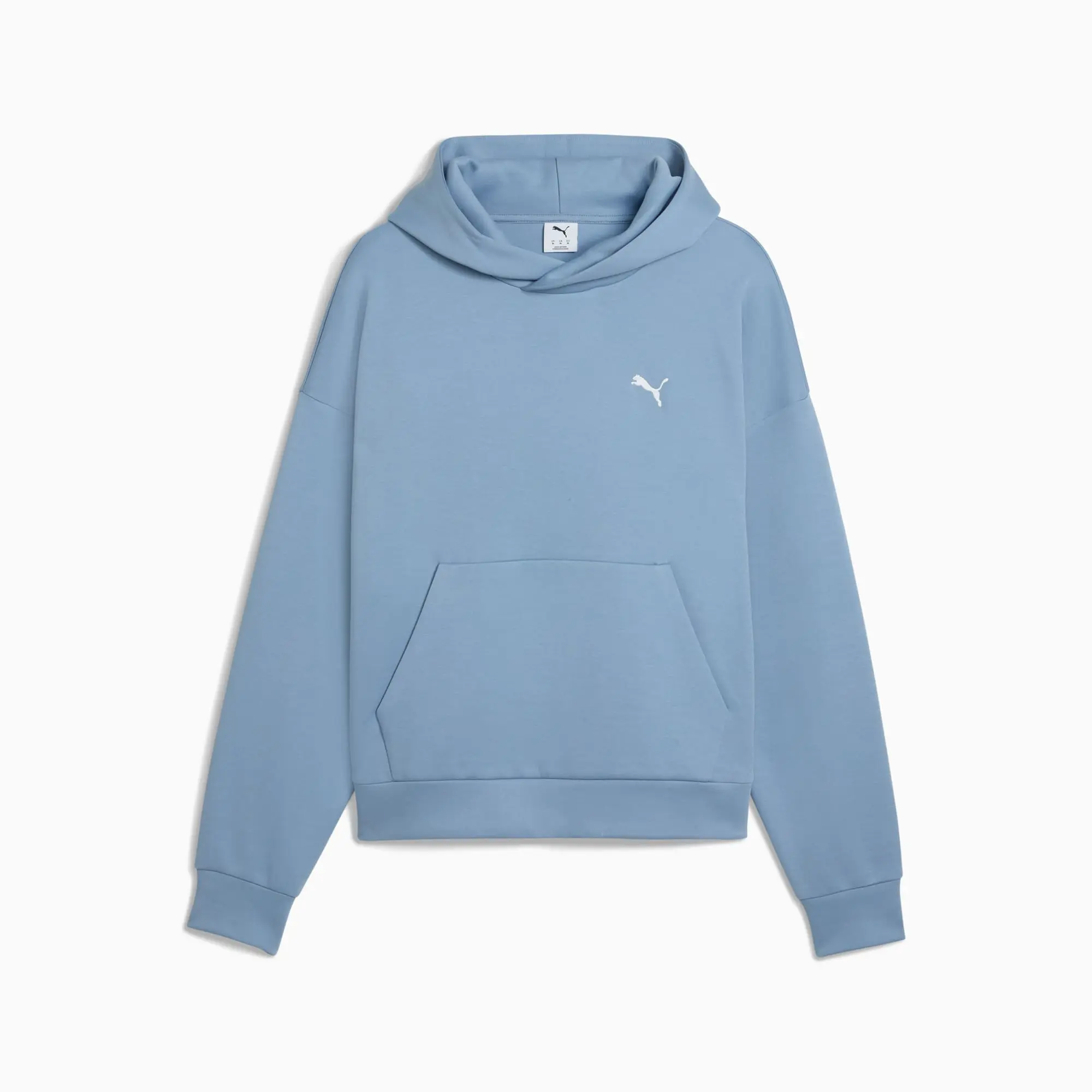 PUMA Wardrobe Ess Boxy Hoodie Men, Cool Blue, size Large