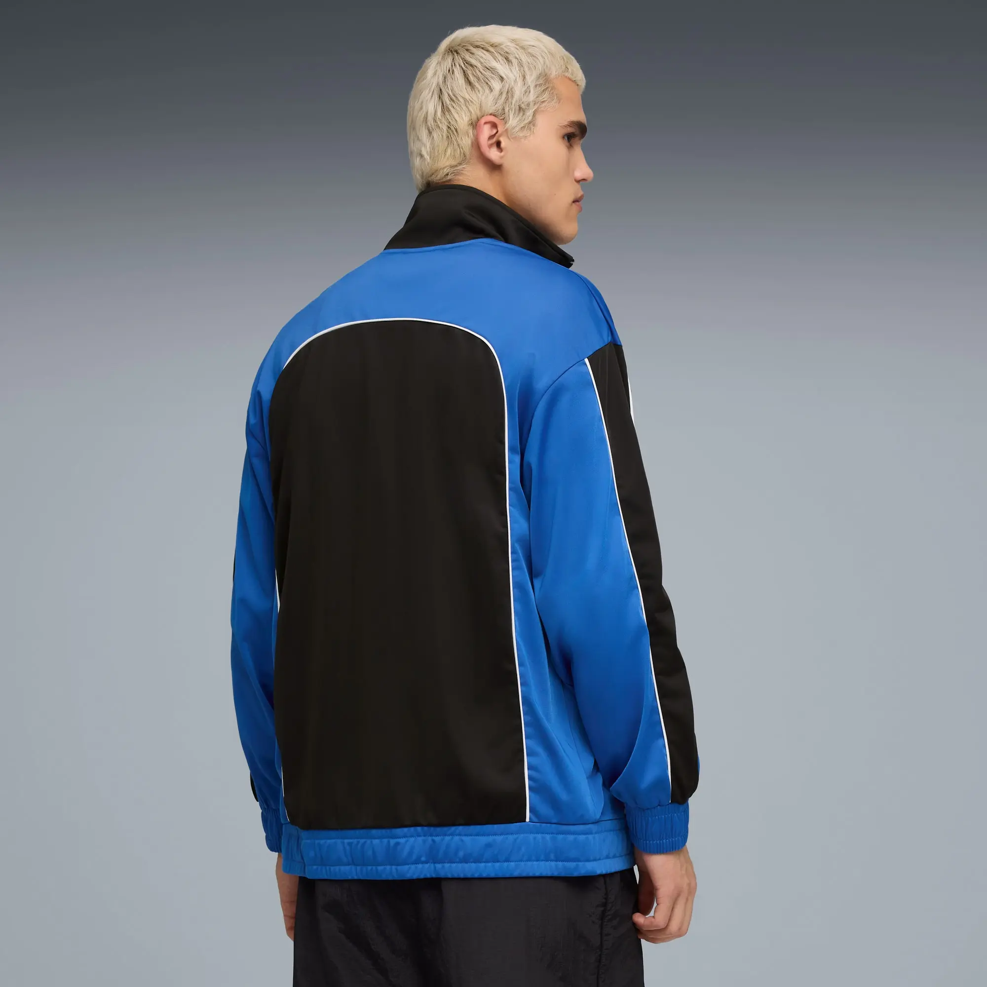 Future.PUMA.Archive Relaxed Track Jacket Unisex, Mountain Blue/Black, size Large