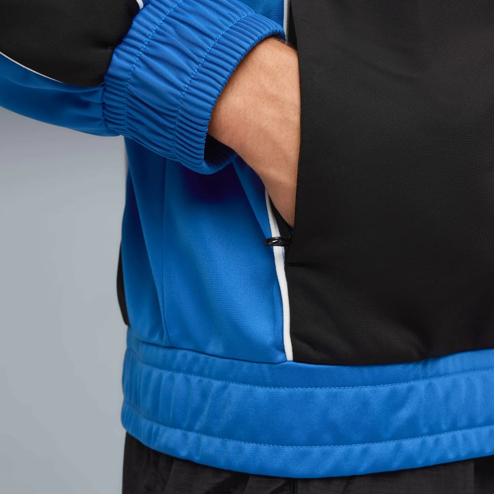 Future.PUMA.Archive Relaxed Track Jacket Unisex, Mountain Blue/Black, size Large