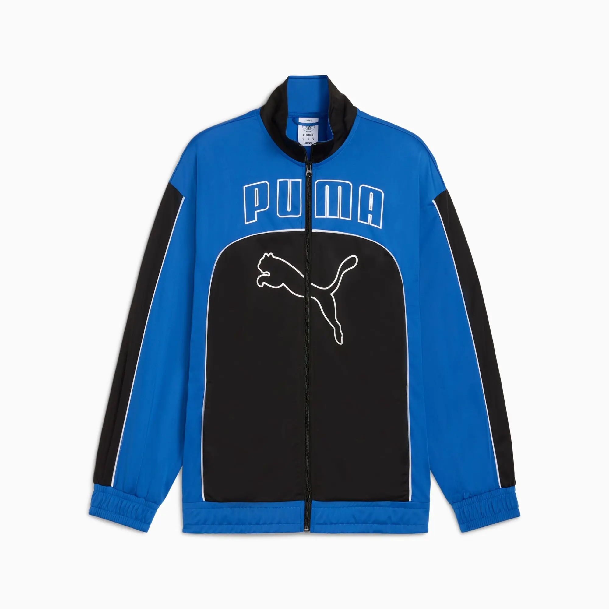 Future.PUMA.Archive Relaxed Track Jacket Unisex, Mountain Blue/Black, size Large