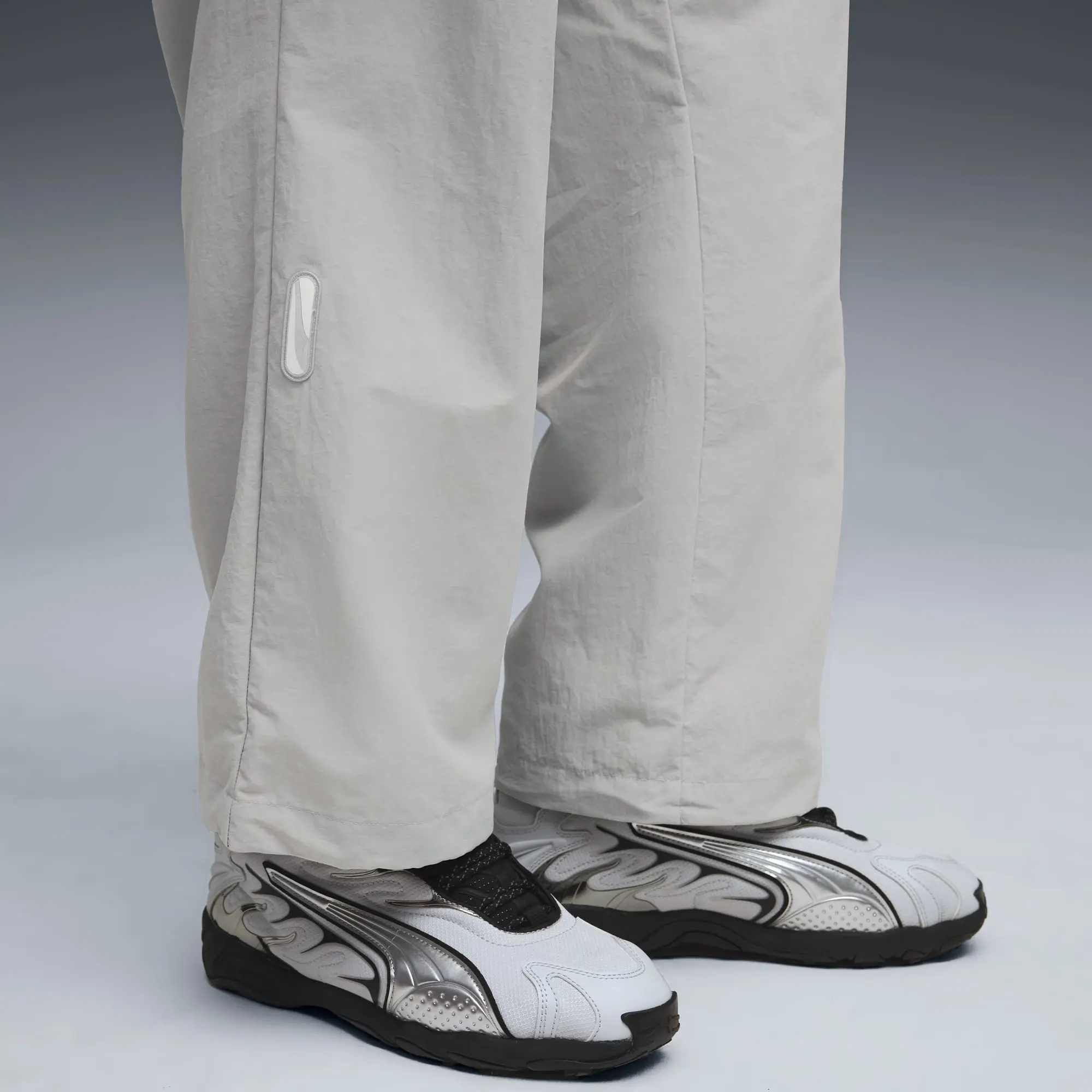 PUMAtech Relaxed Track Pants Men, Grey Echo/White, size Large