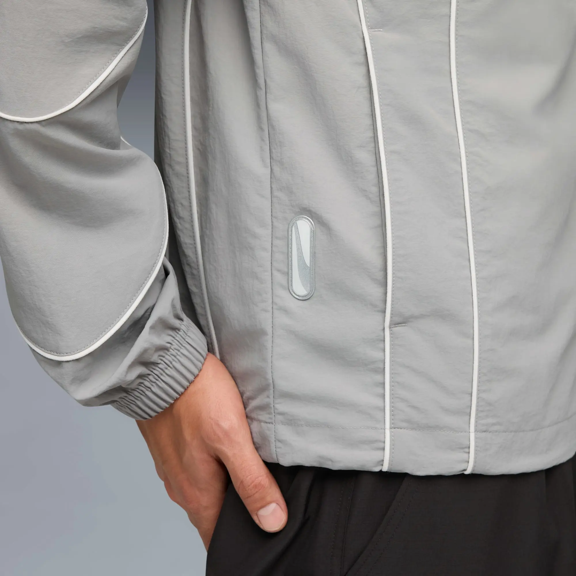 PUMAtech Track Jacket Men, Grey Echo/White, size Large