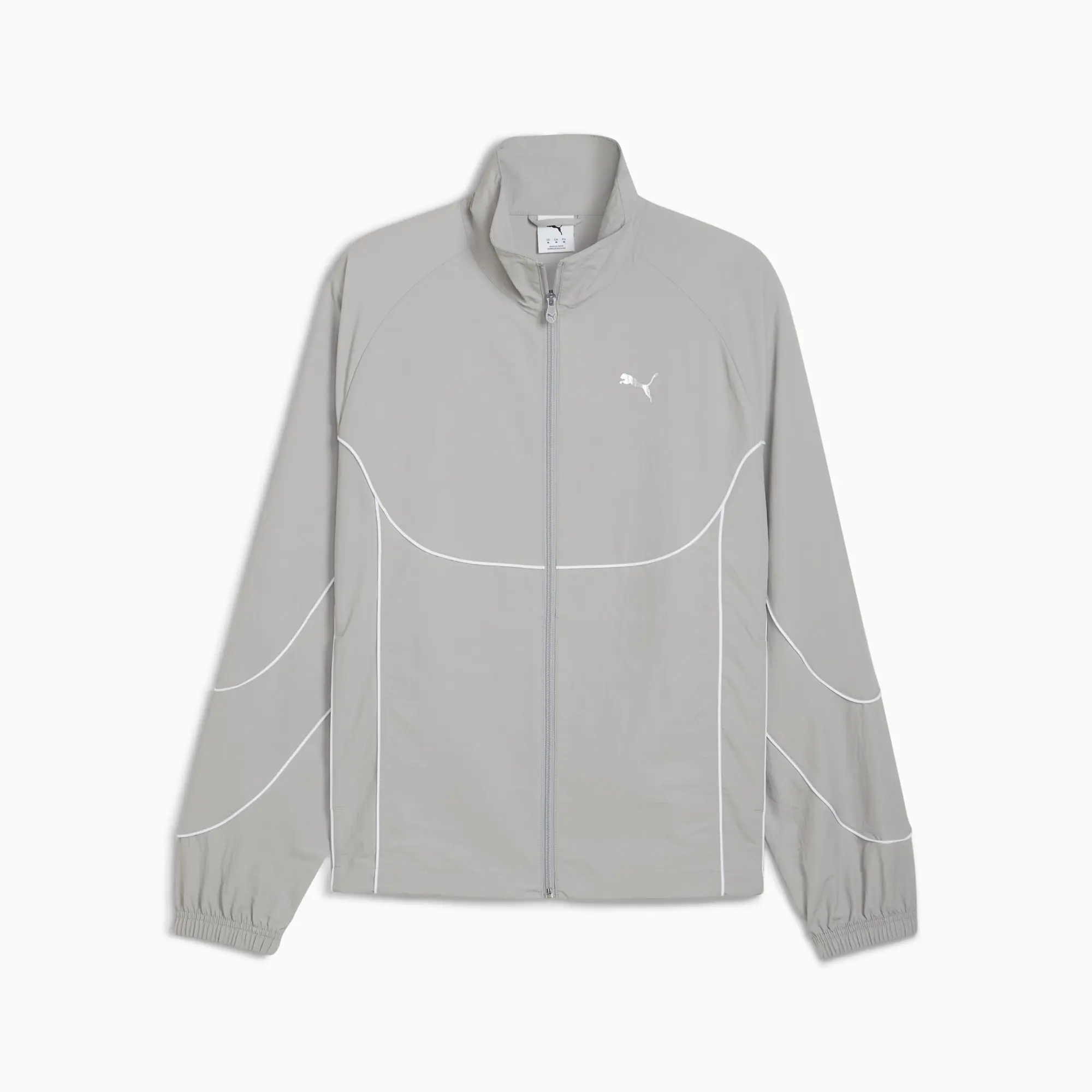 PUMAtech Track Jacket Men, Grey Echo/White, size Large