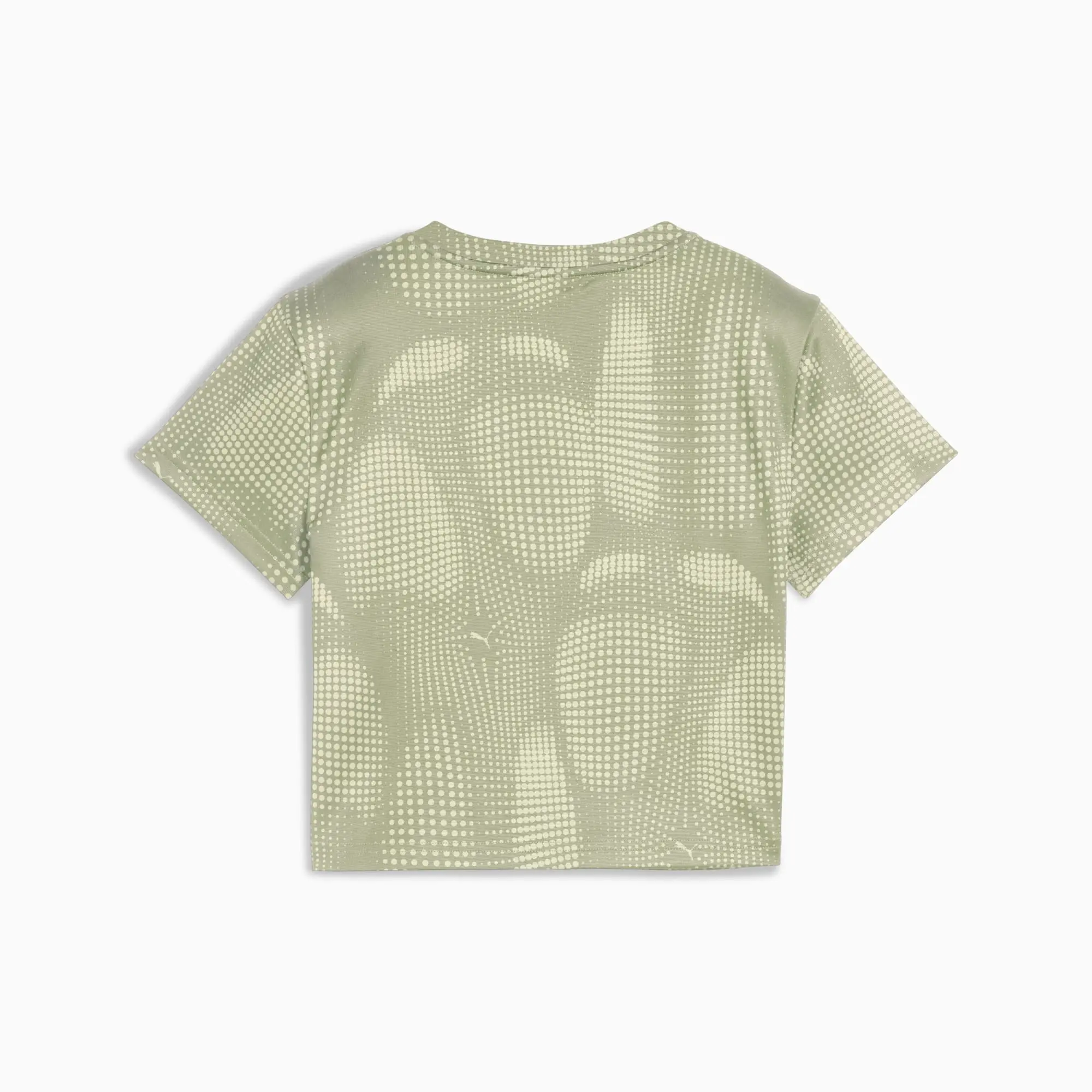 PUMA Dare To All Over Print Baby T-Shirt Women, Lux Army, size Large