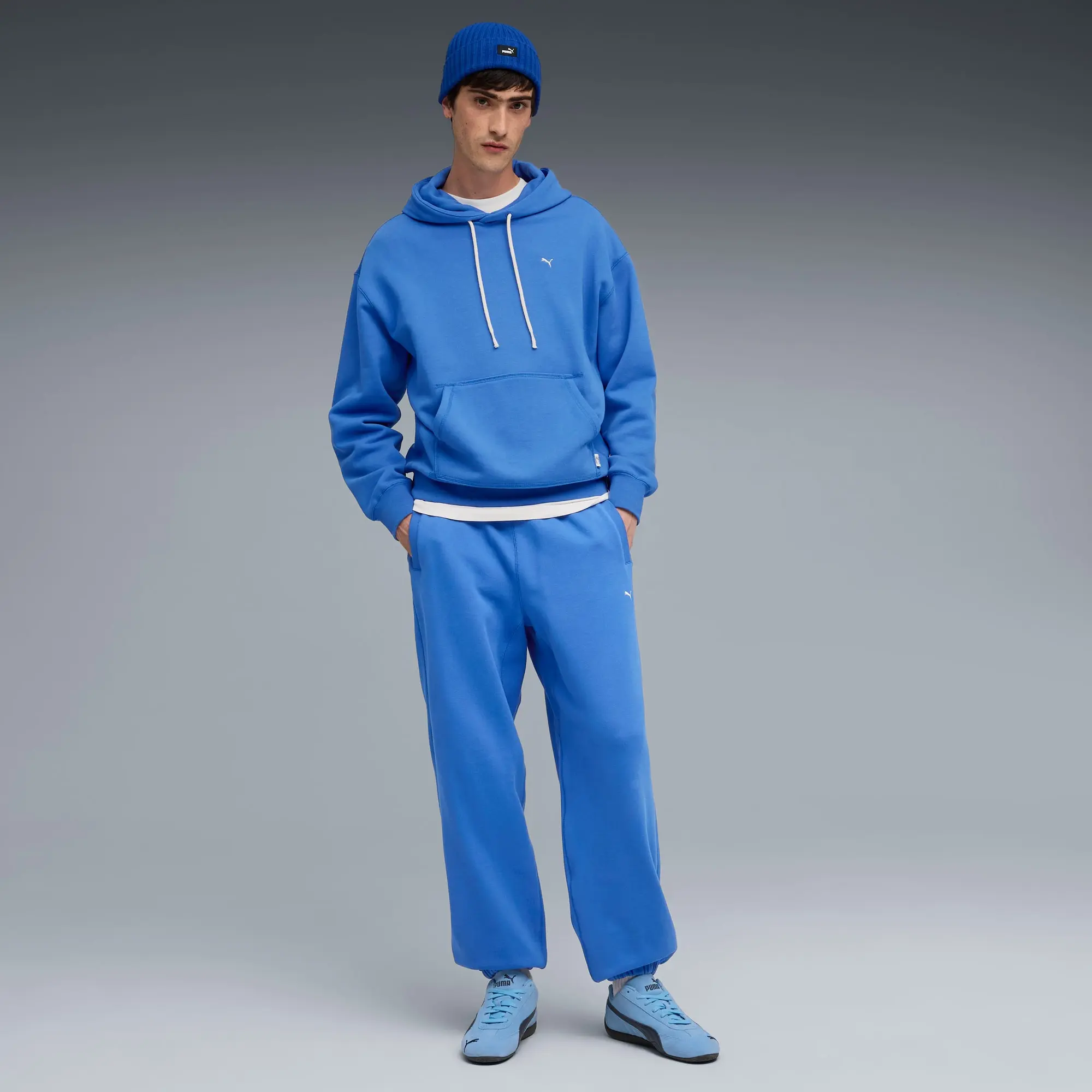 PUMA MMQ Sweatpants Men, Mountain Blue, size Large