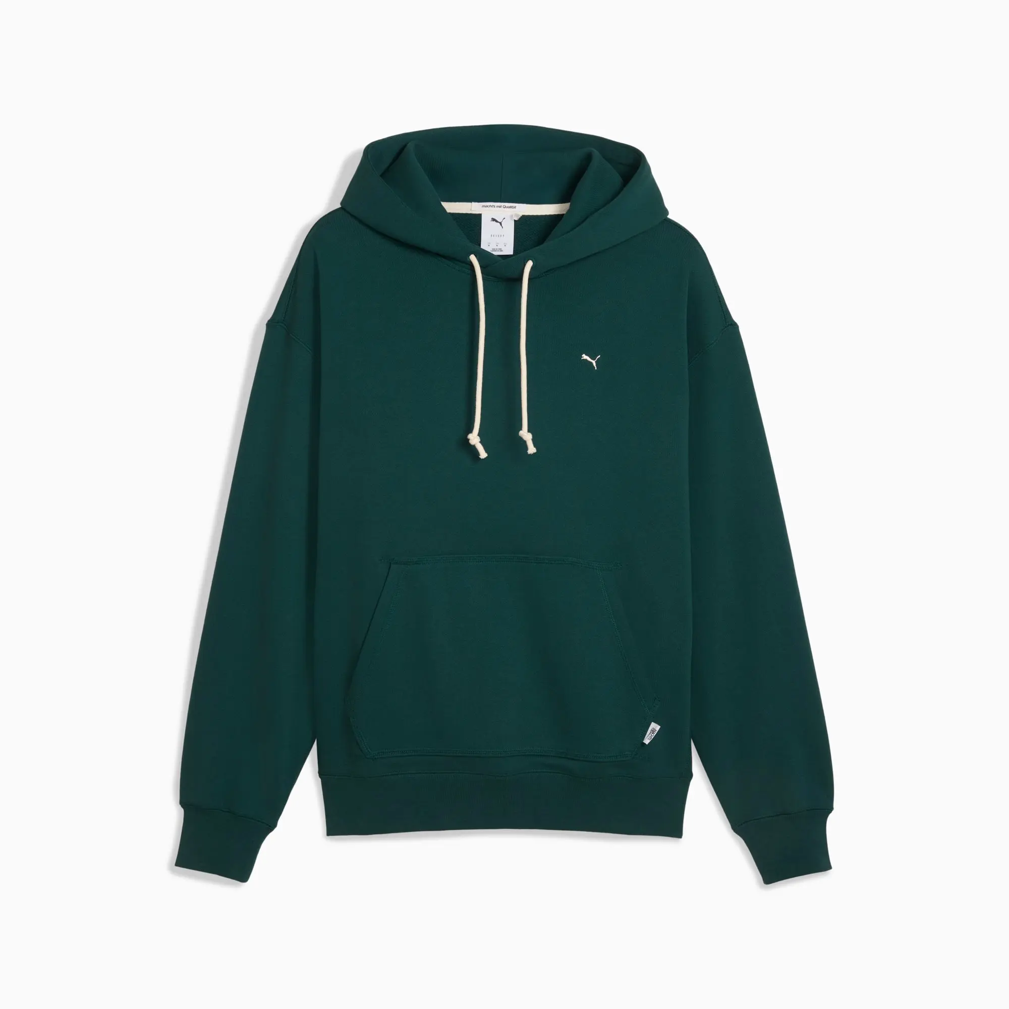 PUMA MMQ Hoodie Men, Green Terrain, size Large