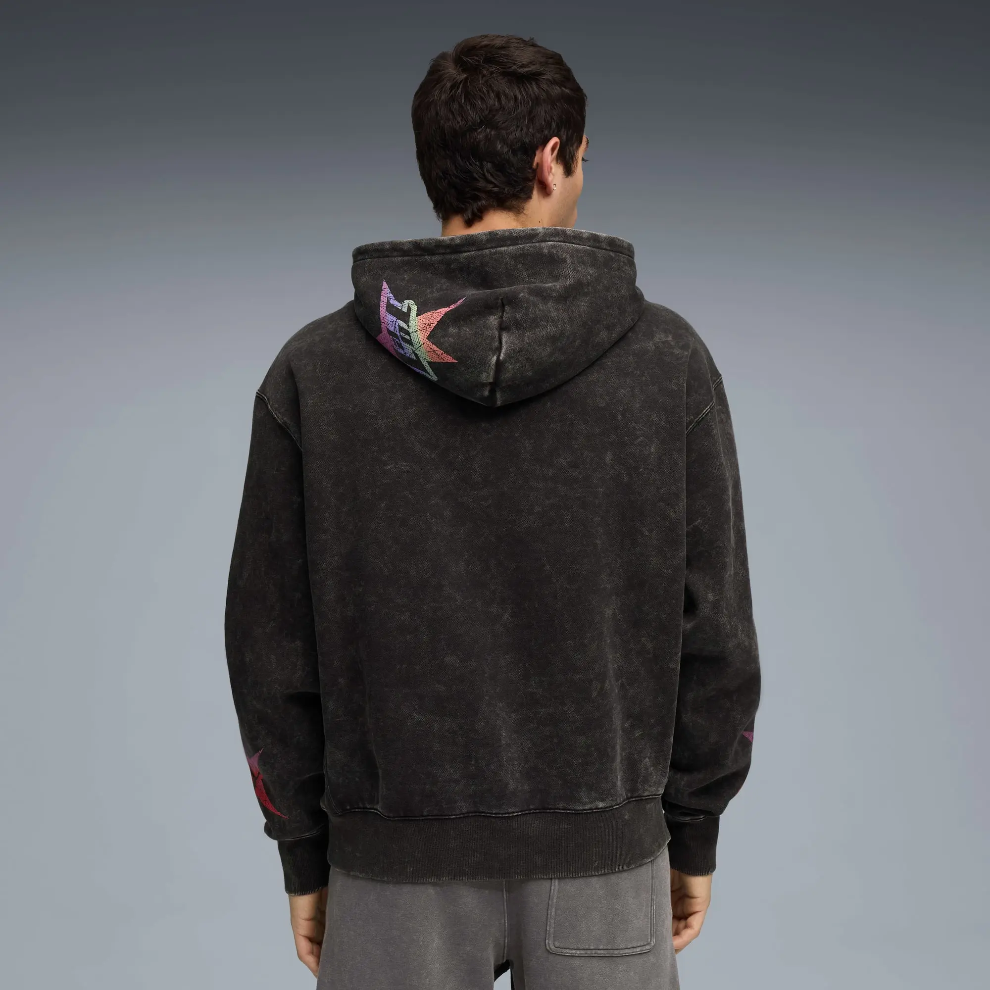 PUMA Lamelo Star Vision Hoodie Men, Black, size 3XL