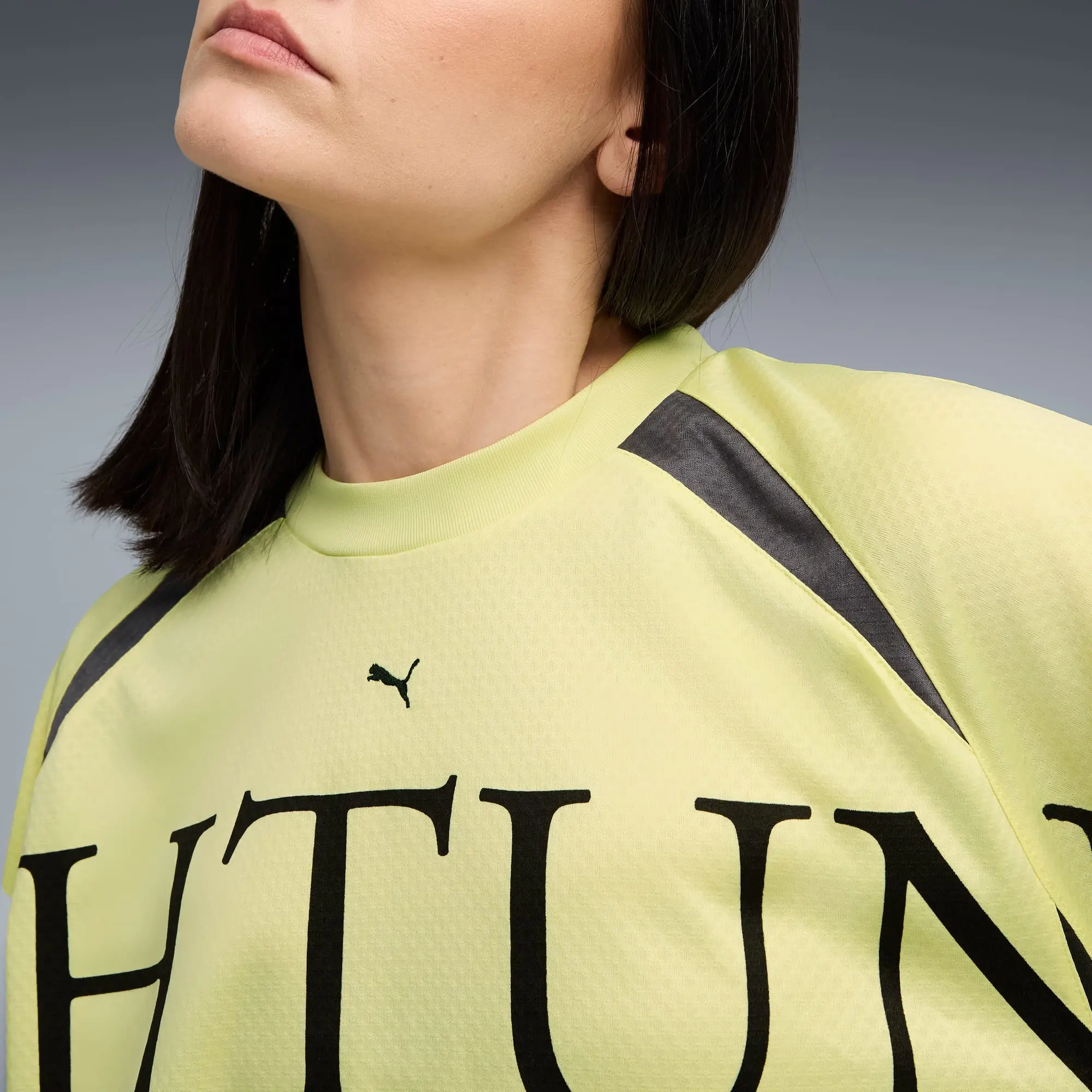 PUMA Nine To Five Long Sleeve Jersey Unisex, Gold Moon, size Large