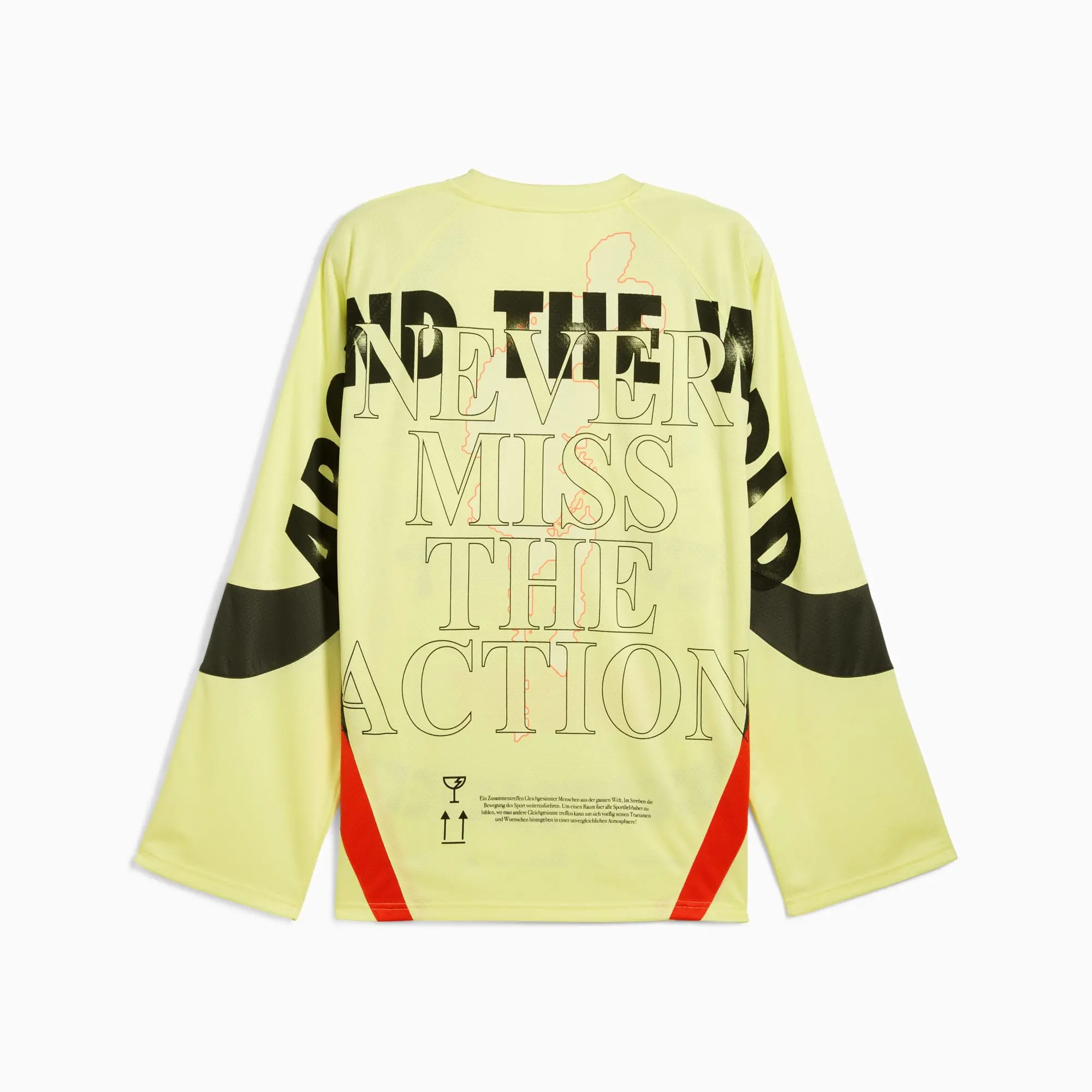 PUMA Nine To Five Long Sleeve Jersey Unisex, Gold Moon, size Large