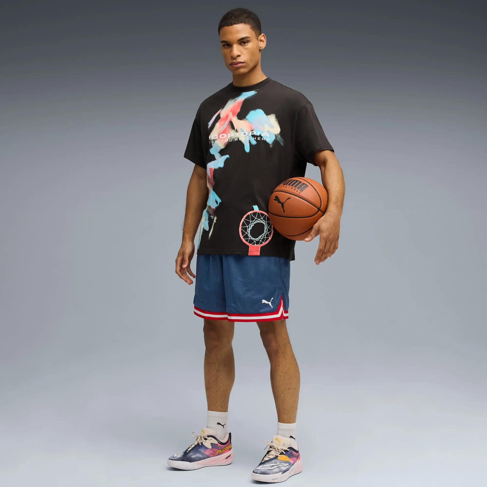 PUMA Hooptopia Inoc T-Shirt Men, Black, size 3XL