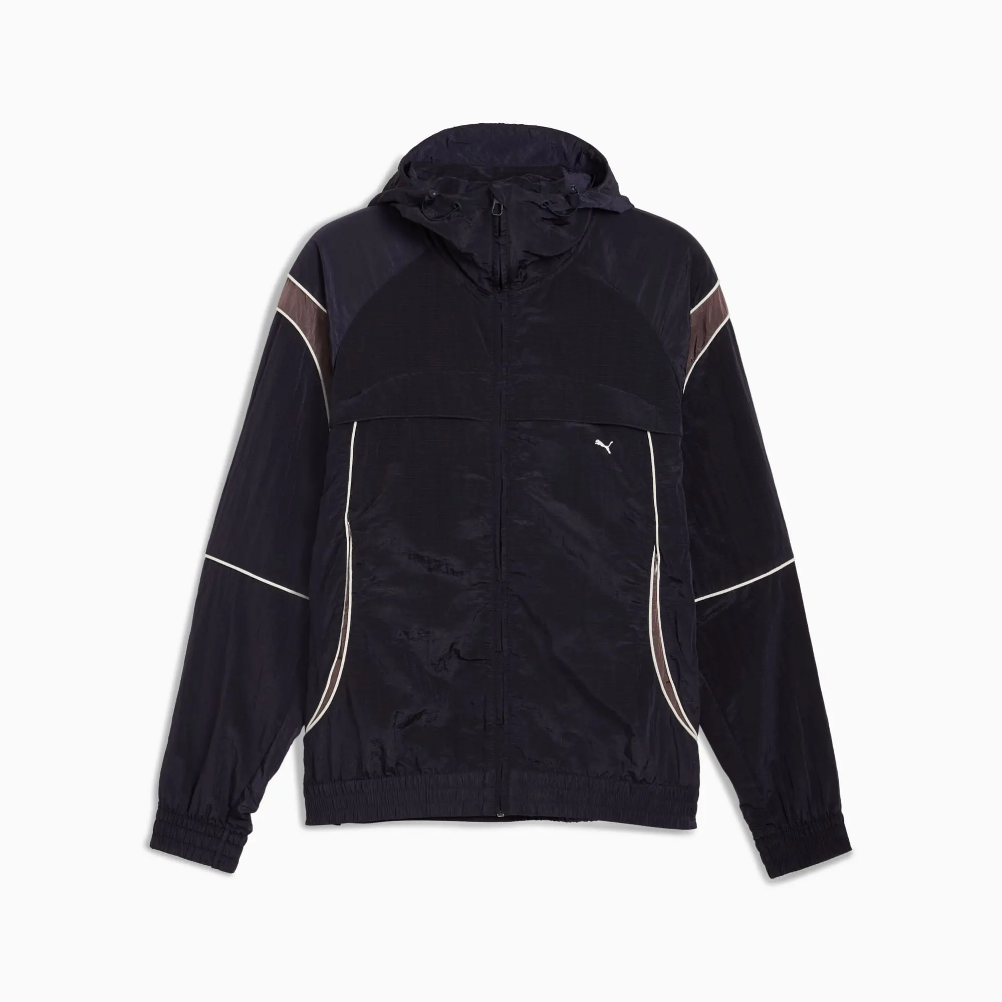 PUMA Clrt Ripstop Jacket Unisex, Dark Blue, size Large