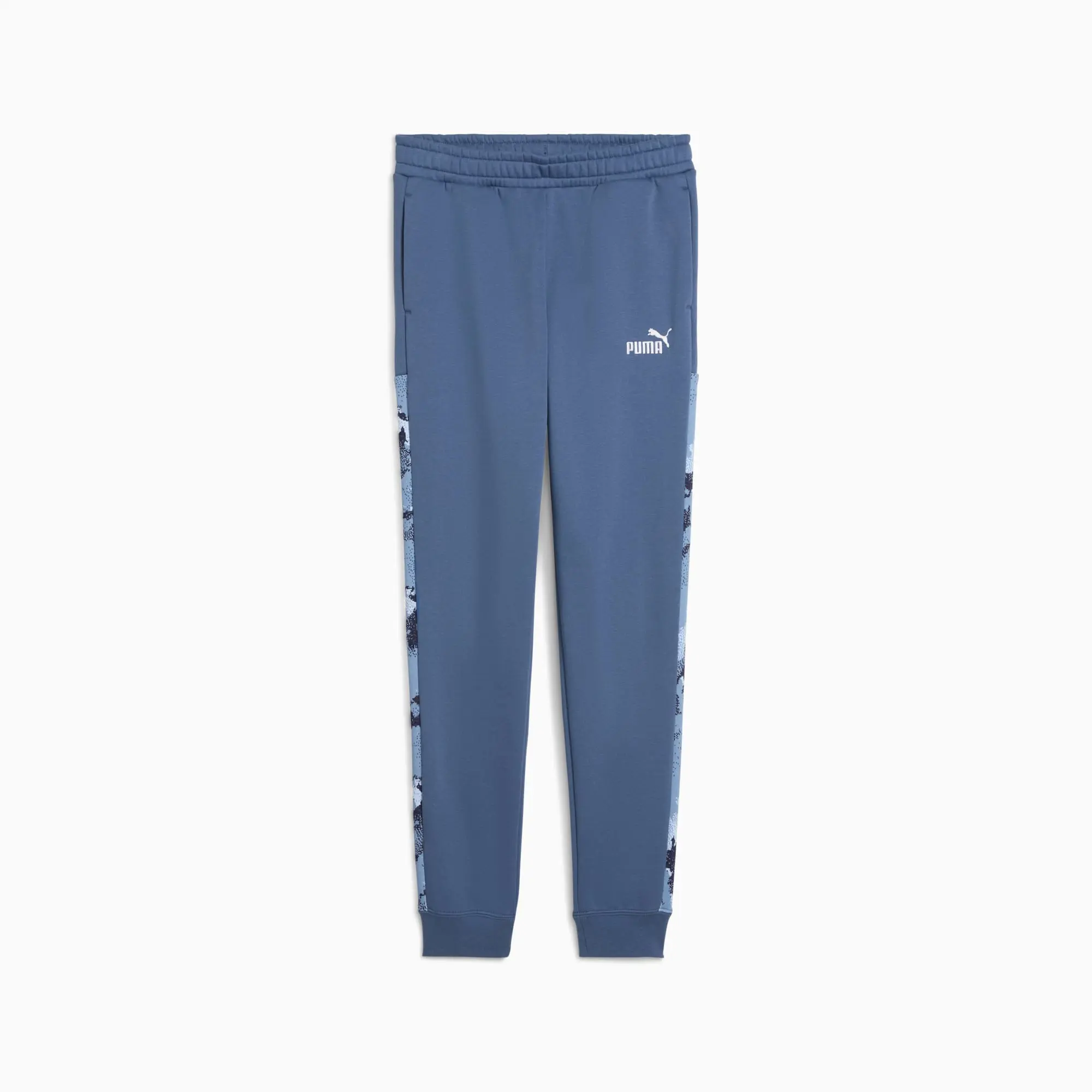 PUMA Essentials Camo Sweatpants Youth, Dark Indigo, size 11-12 Youth