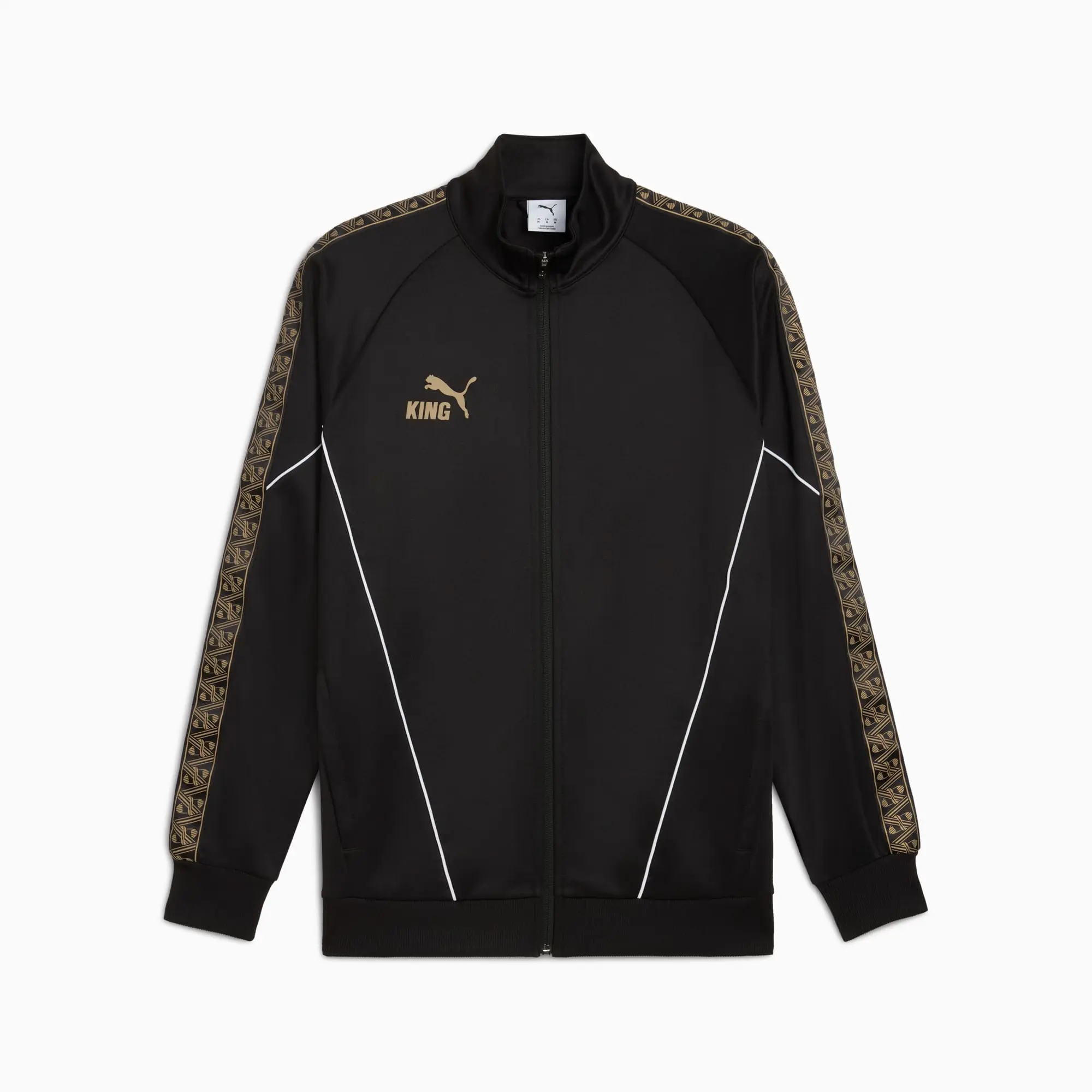 PUMA King Anthem Football Jacket Men, Black/Gold, size 3XL