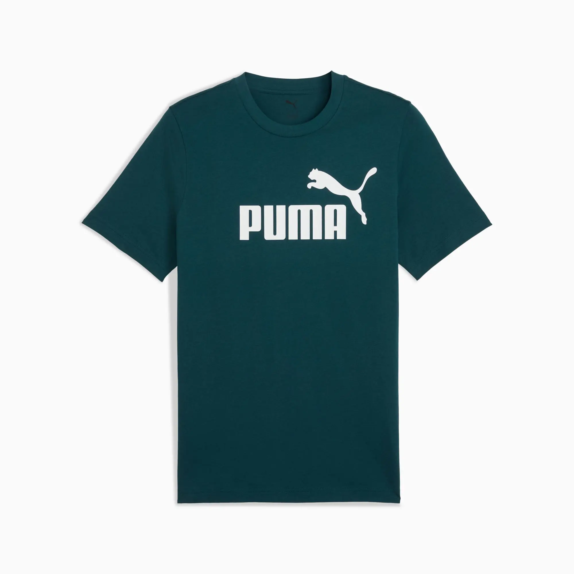 PUMA Ess No. 1 Logo T-Shirt Men, Green Terrain, size 3XL