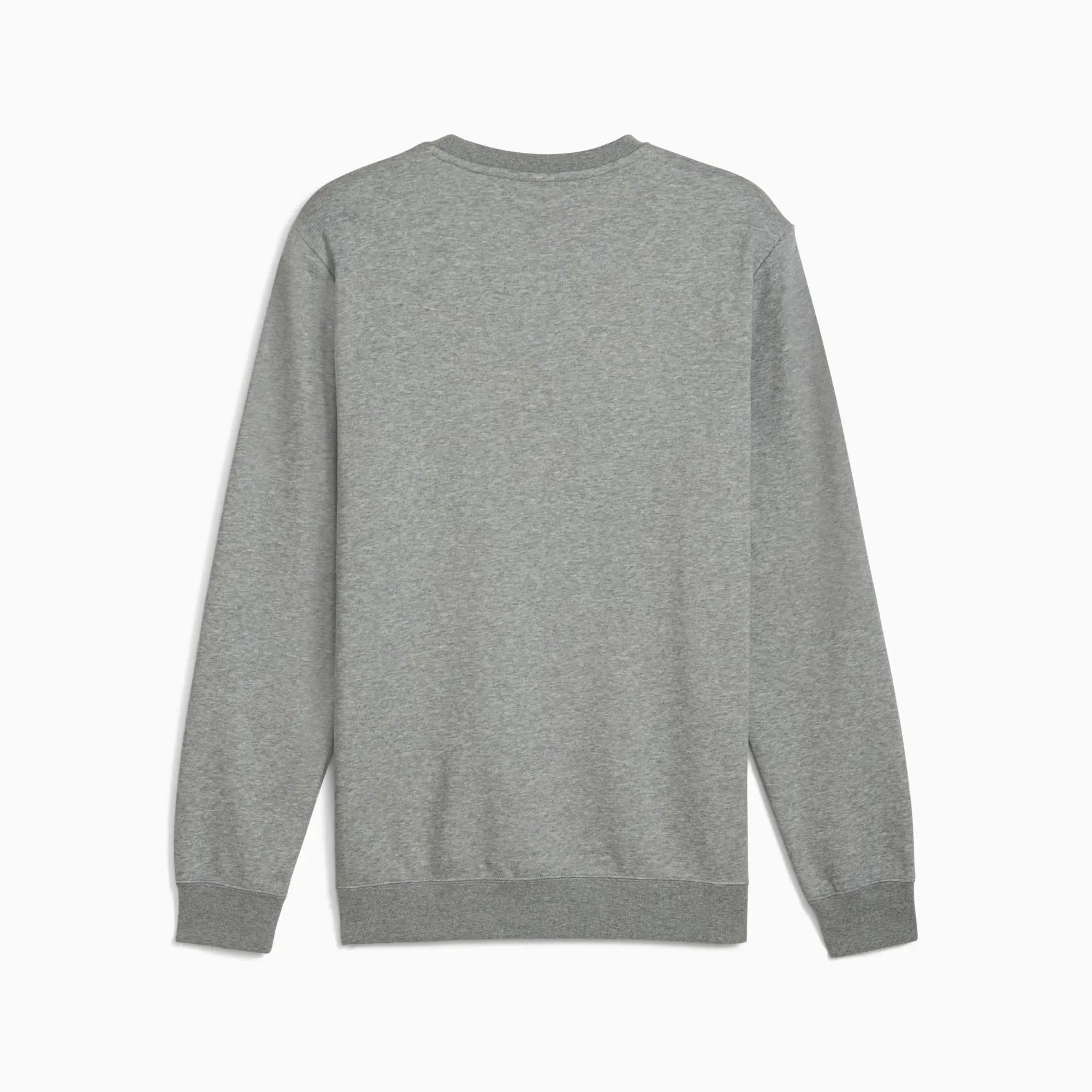 PUMA Essentials Small No. 1 Logo Crew Shirt Men, Medium Grey Heather, size 3XL