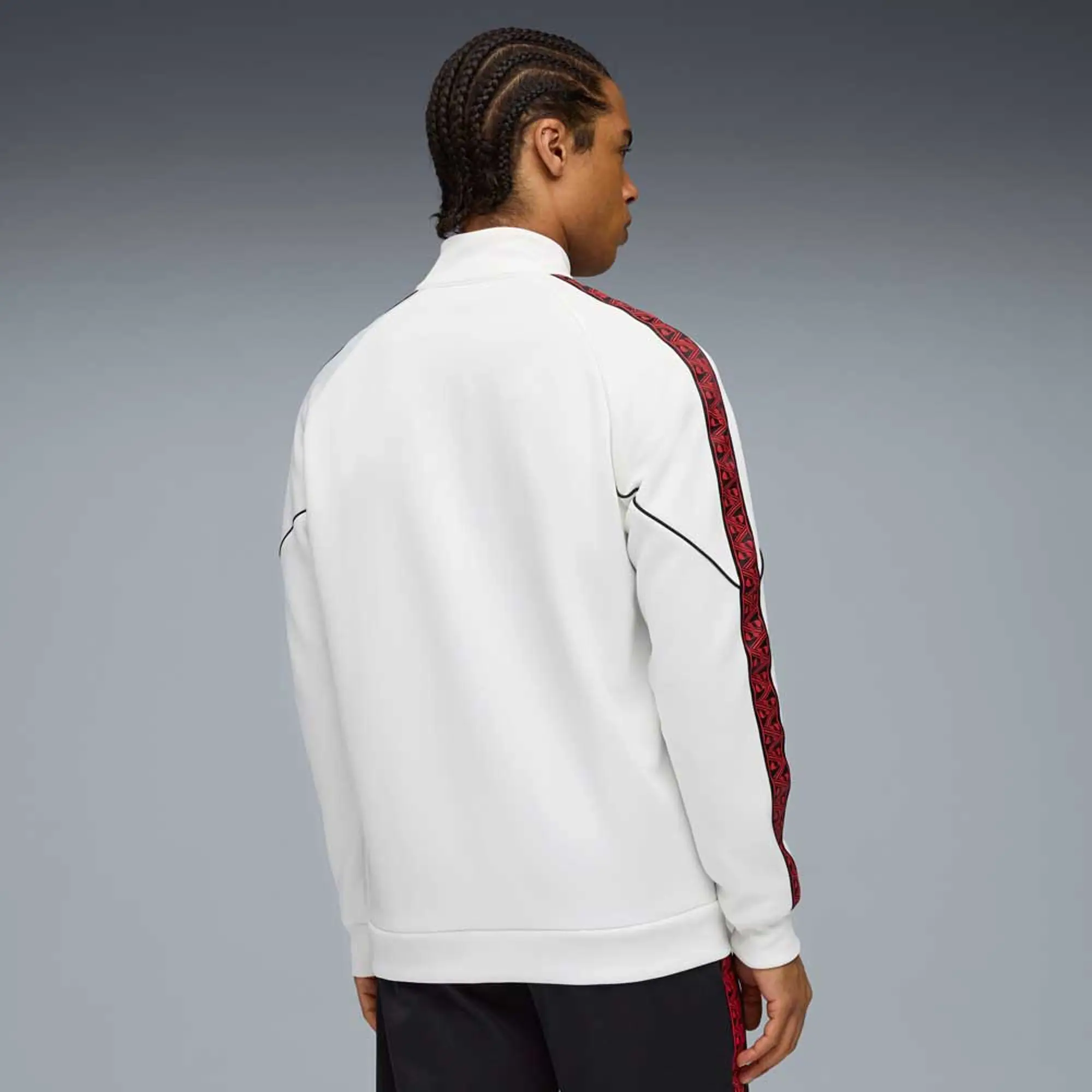 PUMA AC Milan King Anthem Jacket Men, White/For All Time Red, size 3XL