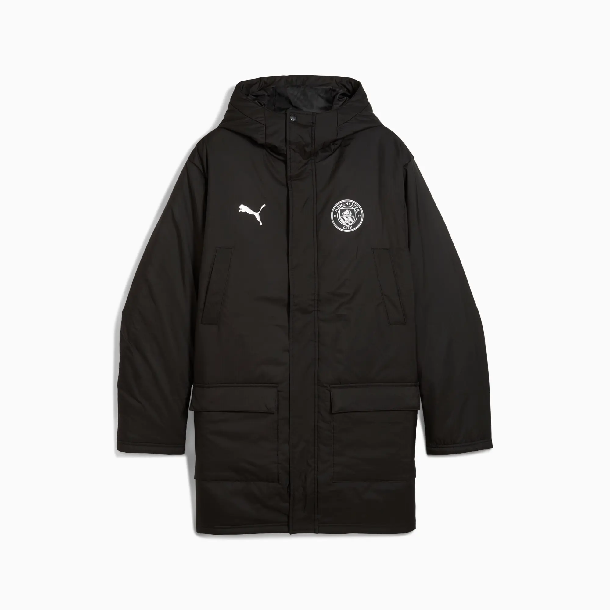 PUMA Manchester City Training Winter Jacket Men, Black/Silver, size 3XL