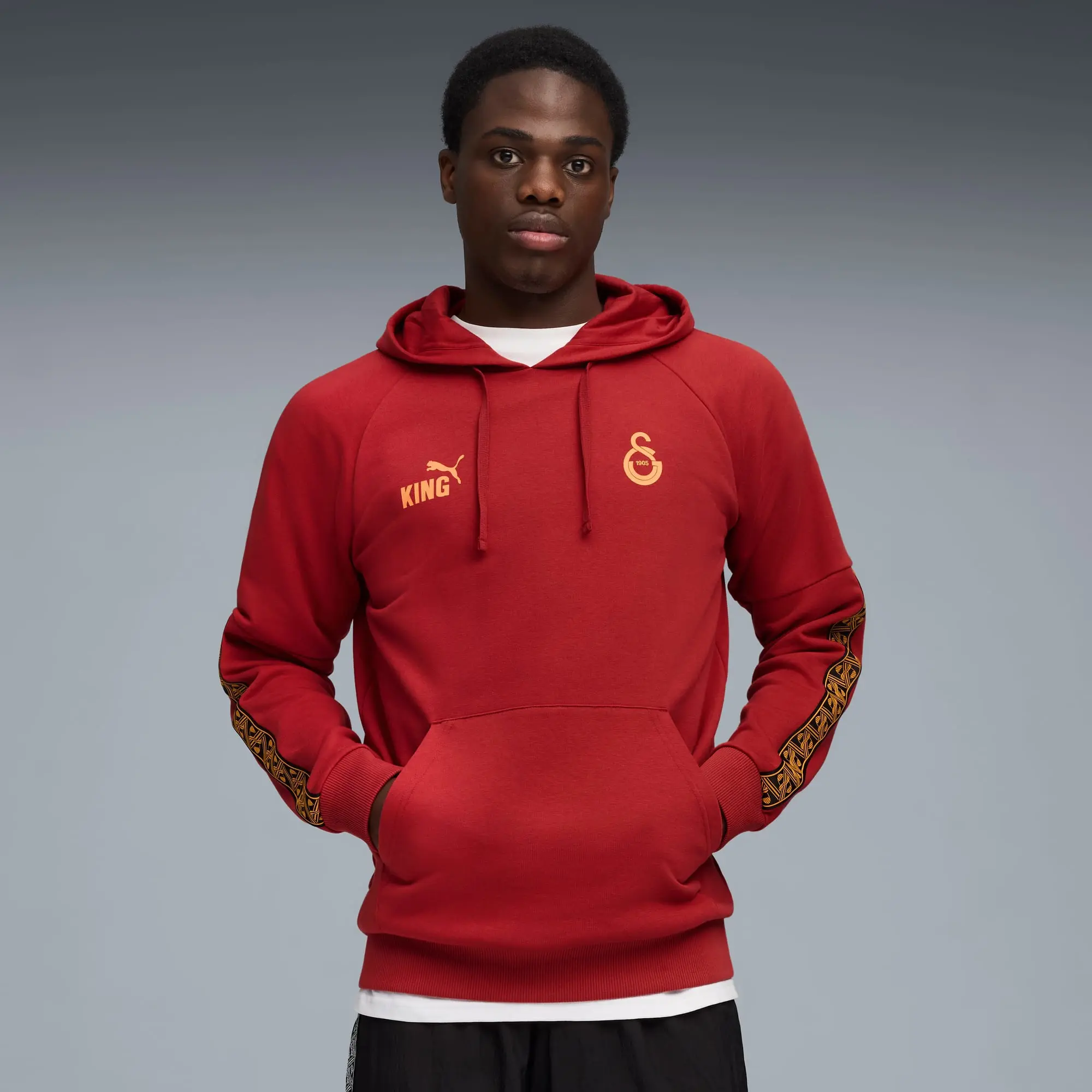 PUMA Galatasaray Sk King Hoodie Men, Red Rhythm, size 3XL