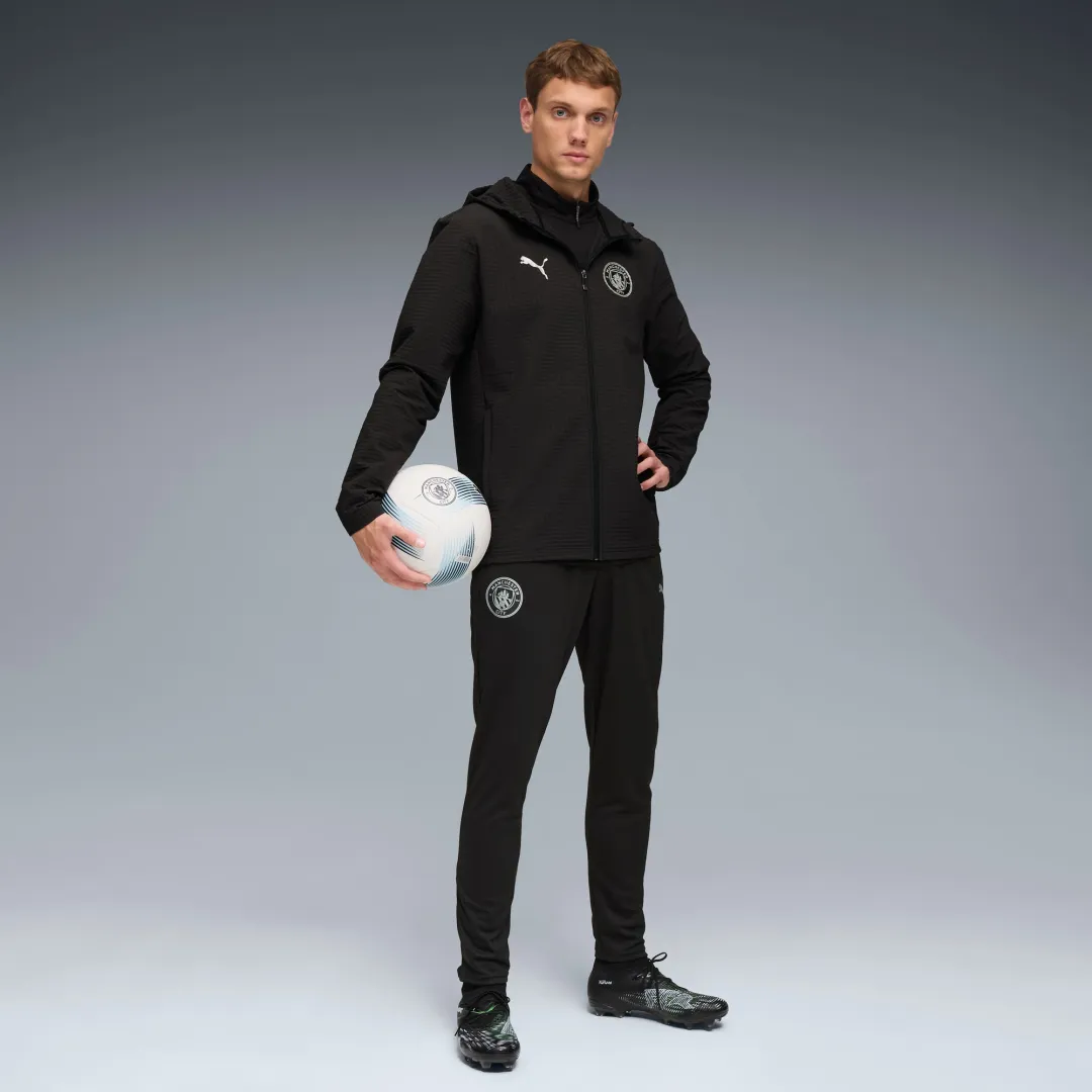 PUMA Manchester City Training Softshell Jacket Men, Black/Silver