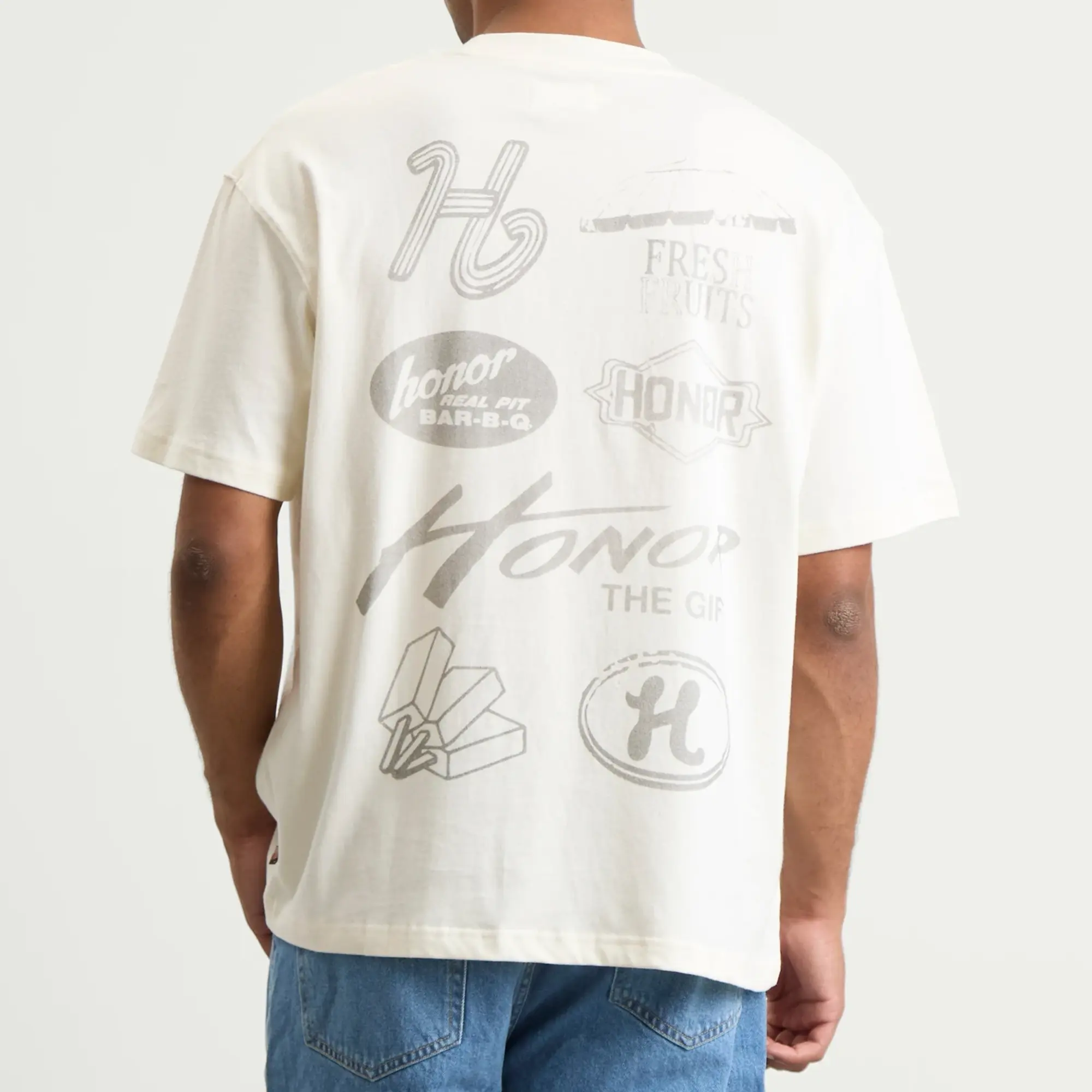 Honor the Gift Men's Annual Block Party T-Shirt Bone