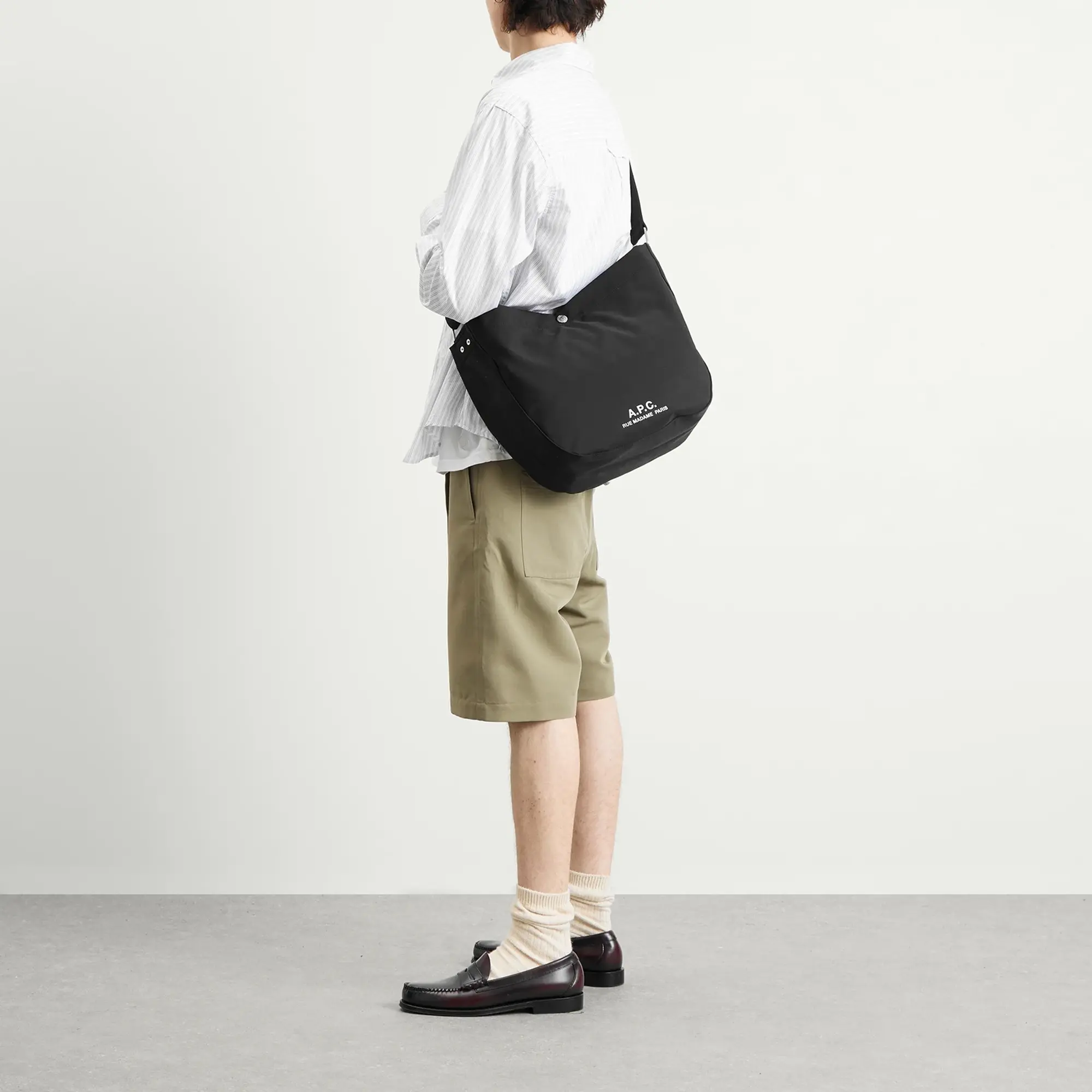 A.P.C. Men's Journal Bag Black