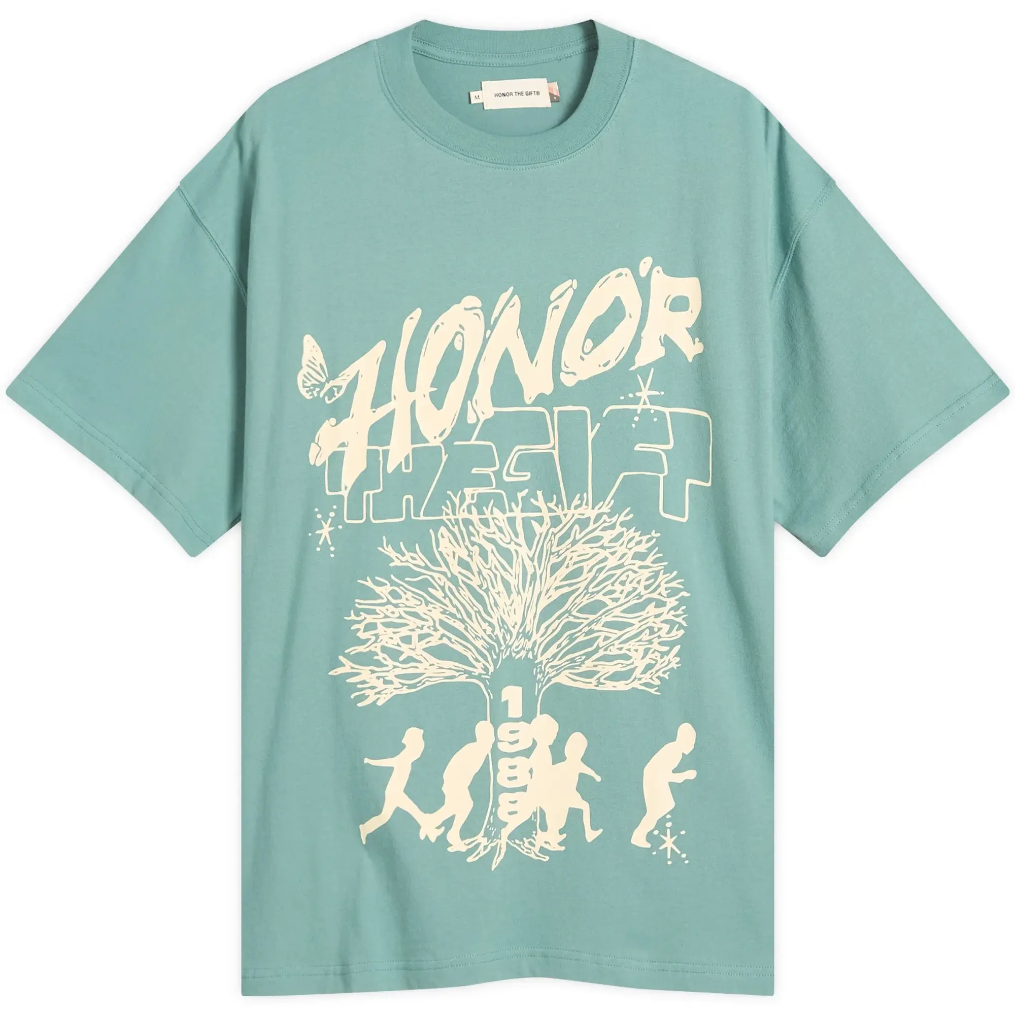 Honor the Gift Men's Family Tree T-Shirt Green