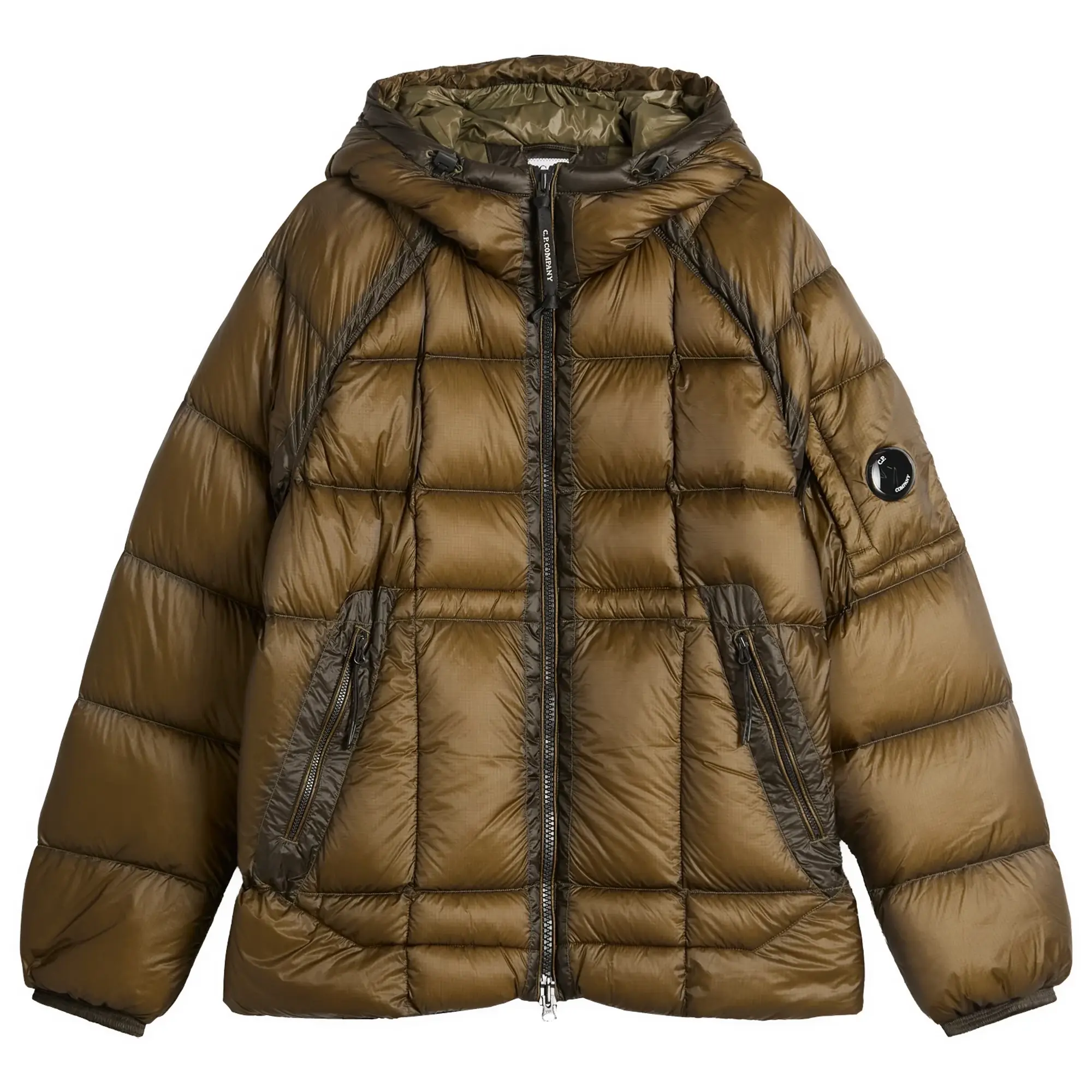 C.P. Company Men's DD-Shell Hooded Jacket Ivy Green