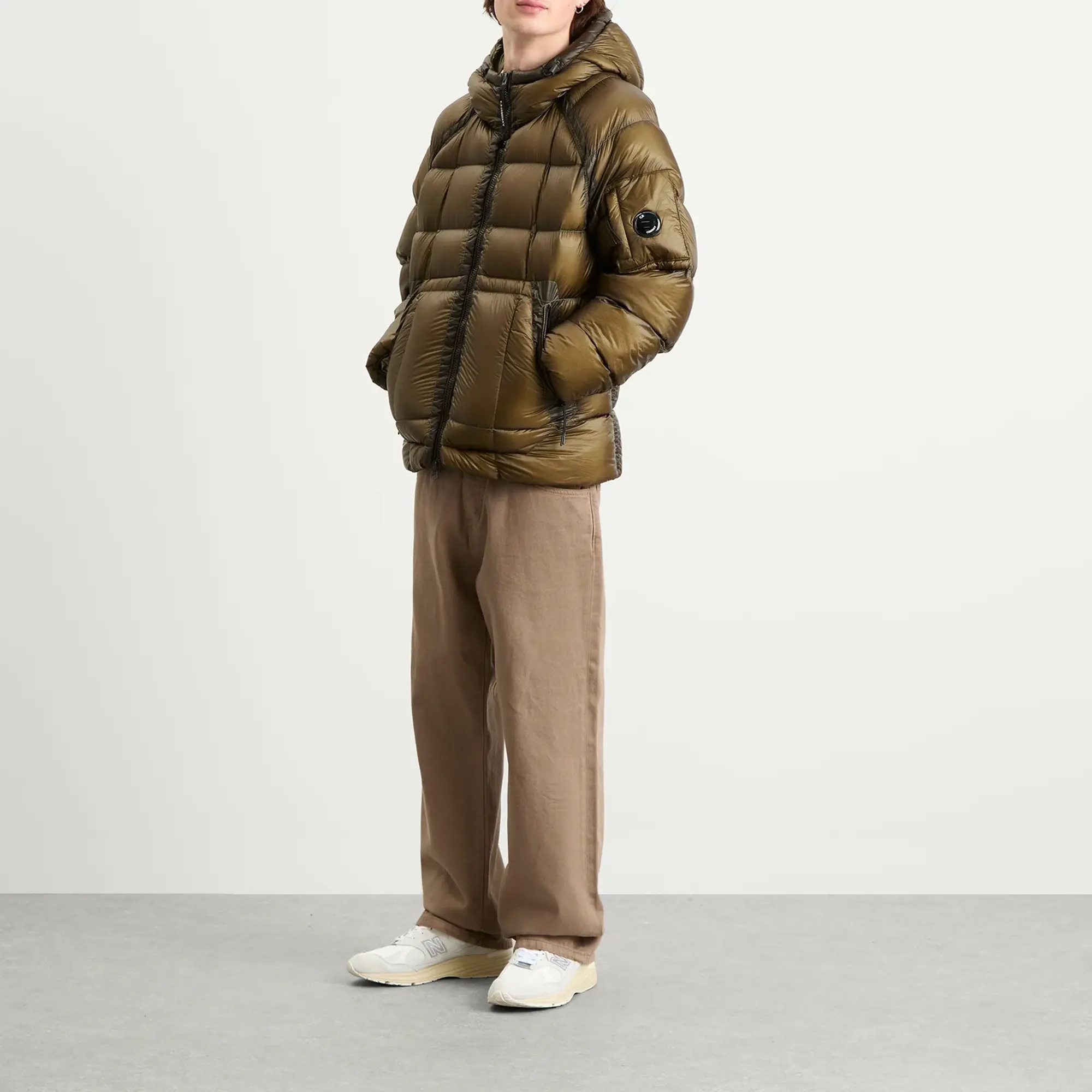 C.P. Company Men's DD-Shell Hooded Jacket Ivy Green