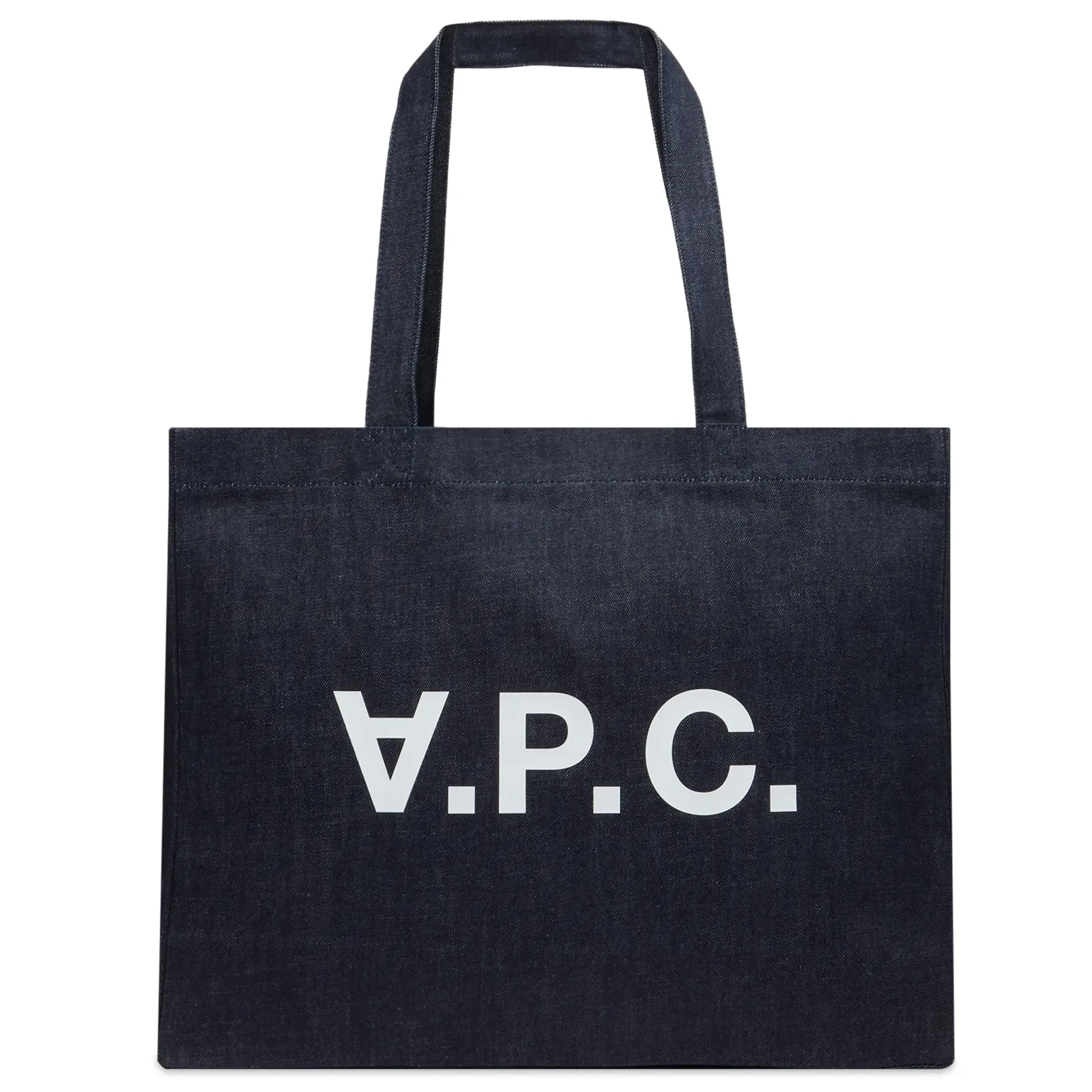 A.P.C. Men's Daniela Denim Shopping Tote Indigo