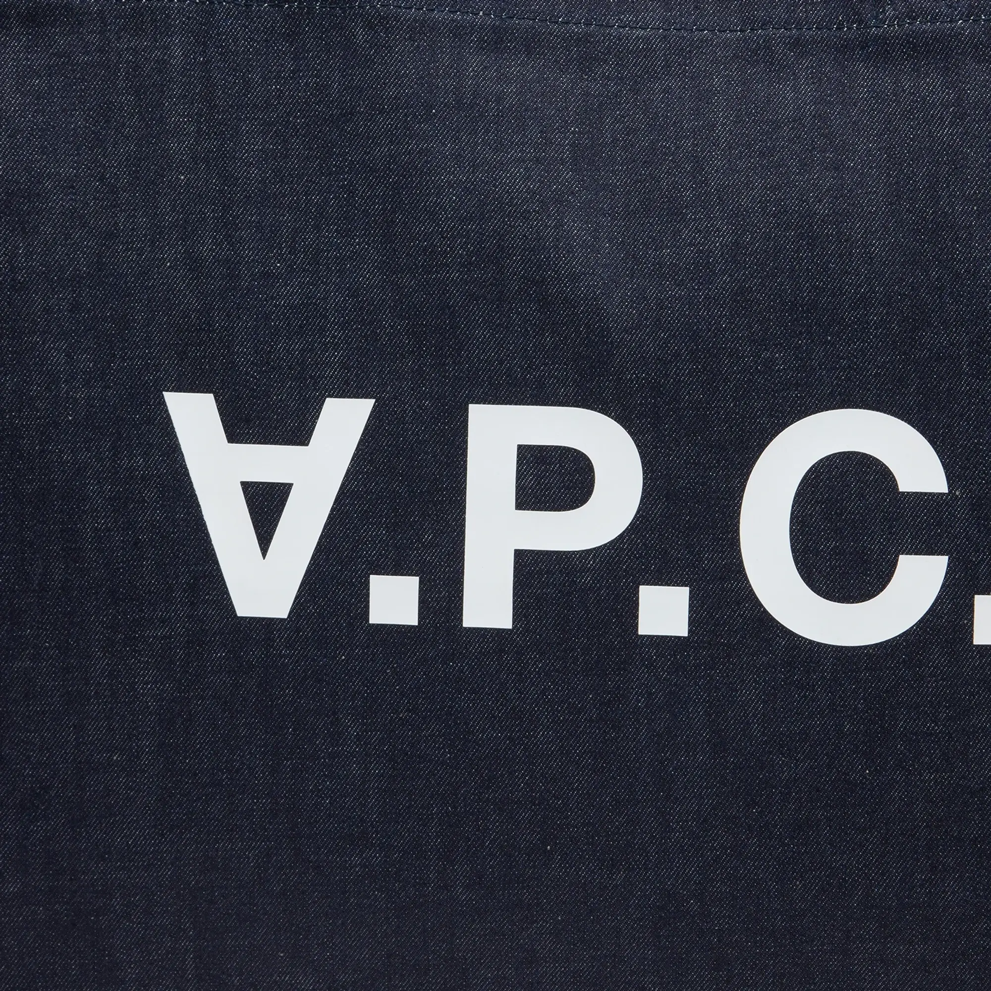 A.P.C. Men's Daniela Denim Shopping Tote Indigo
