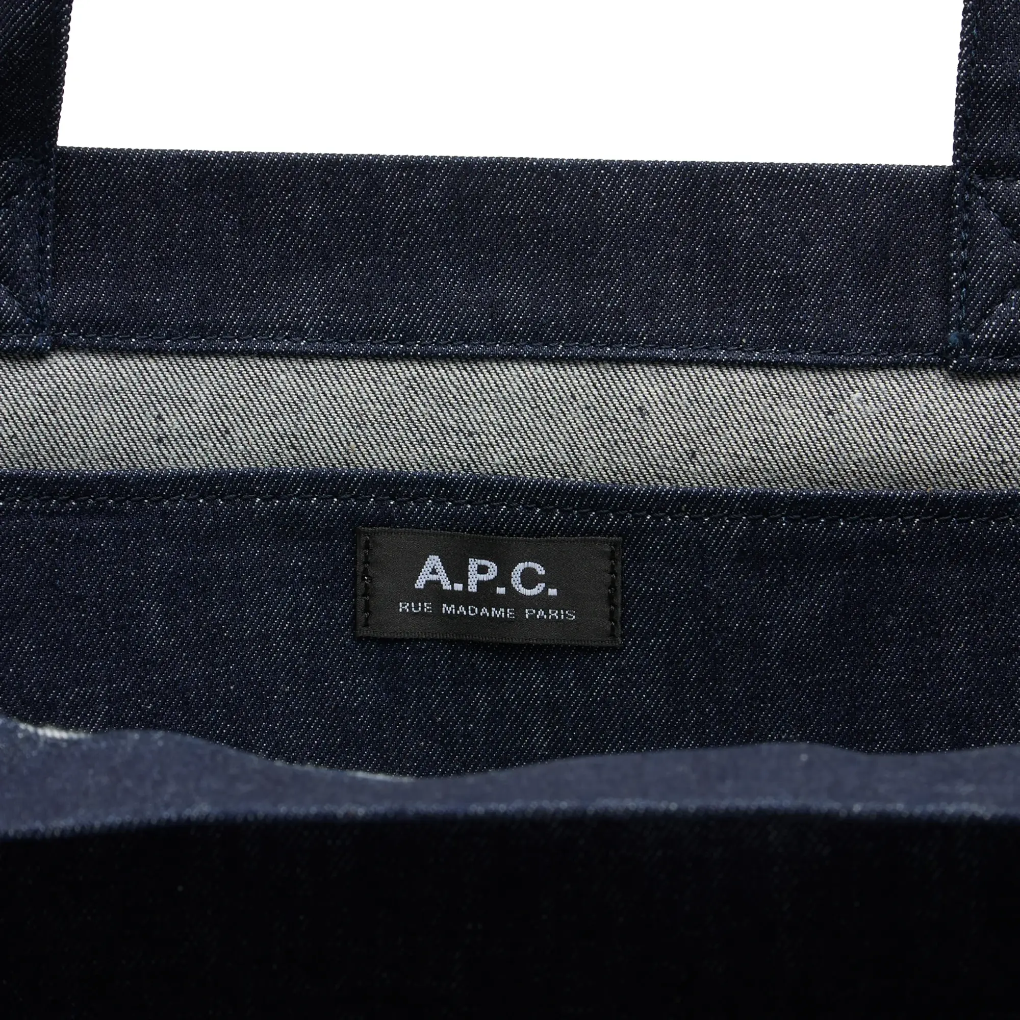 A.P.C. Men's Daniela Denim Shopping Tote Indigo