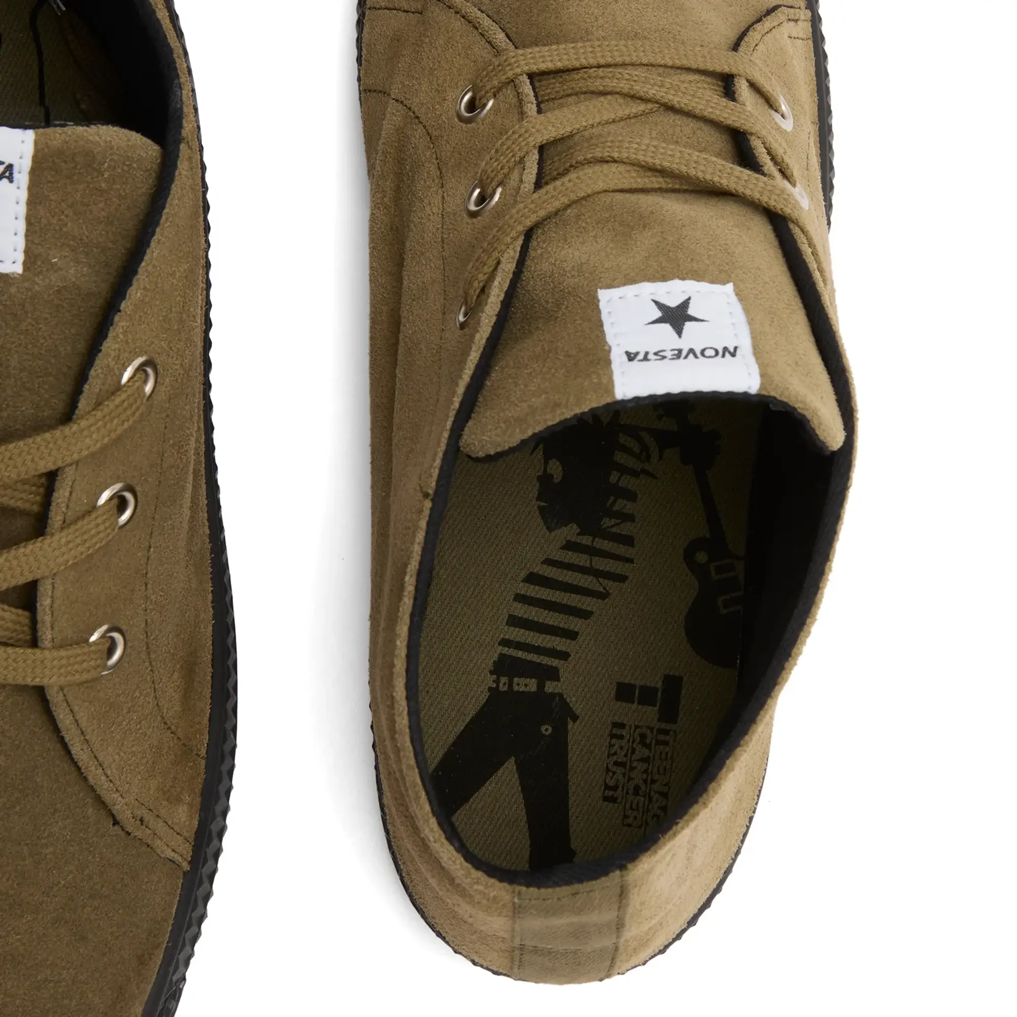Novesta Men's x Noel Gallagher Lone Star Sneakers Khaki