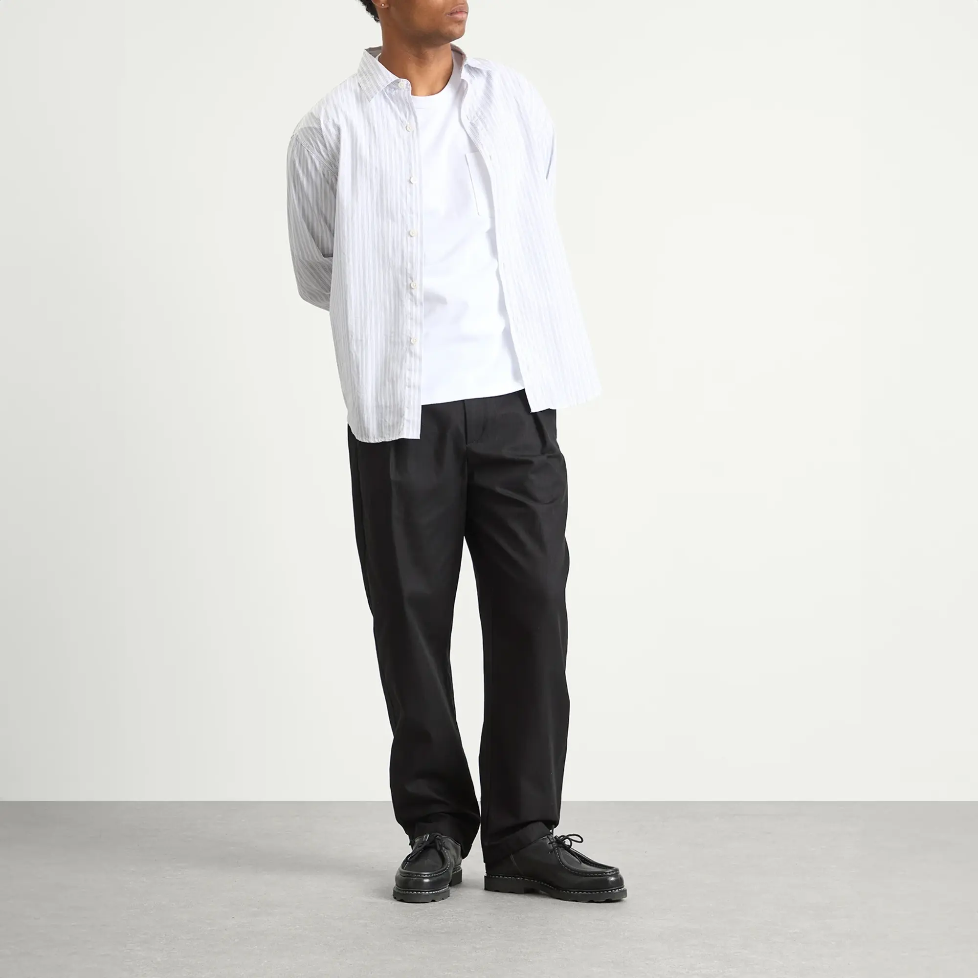A.P.C. Men's Renato Pleated Trousers Black